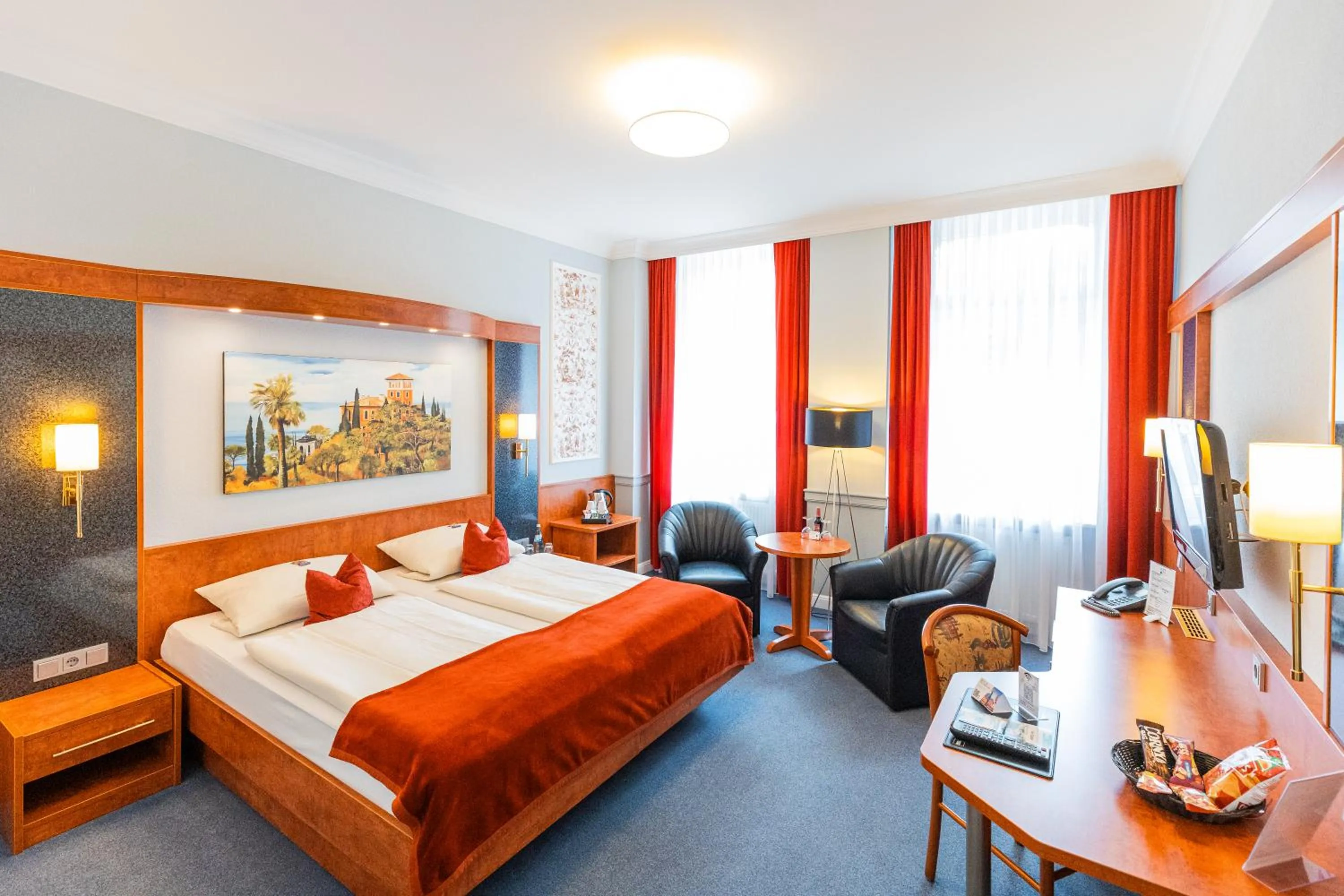 Bed in Hotel West an der Bockenheimer Warte