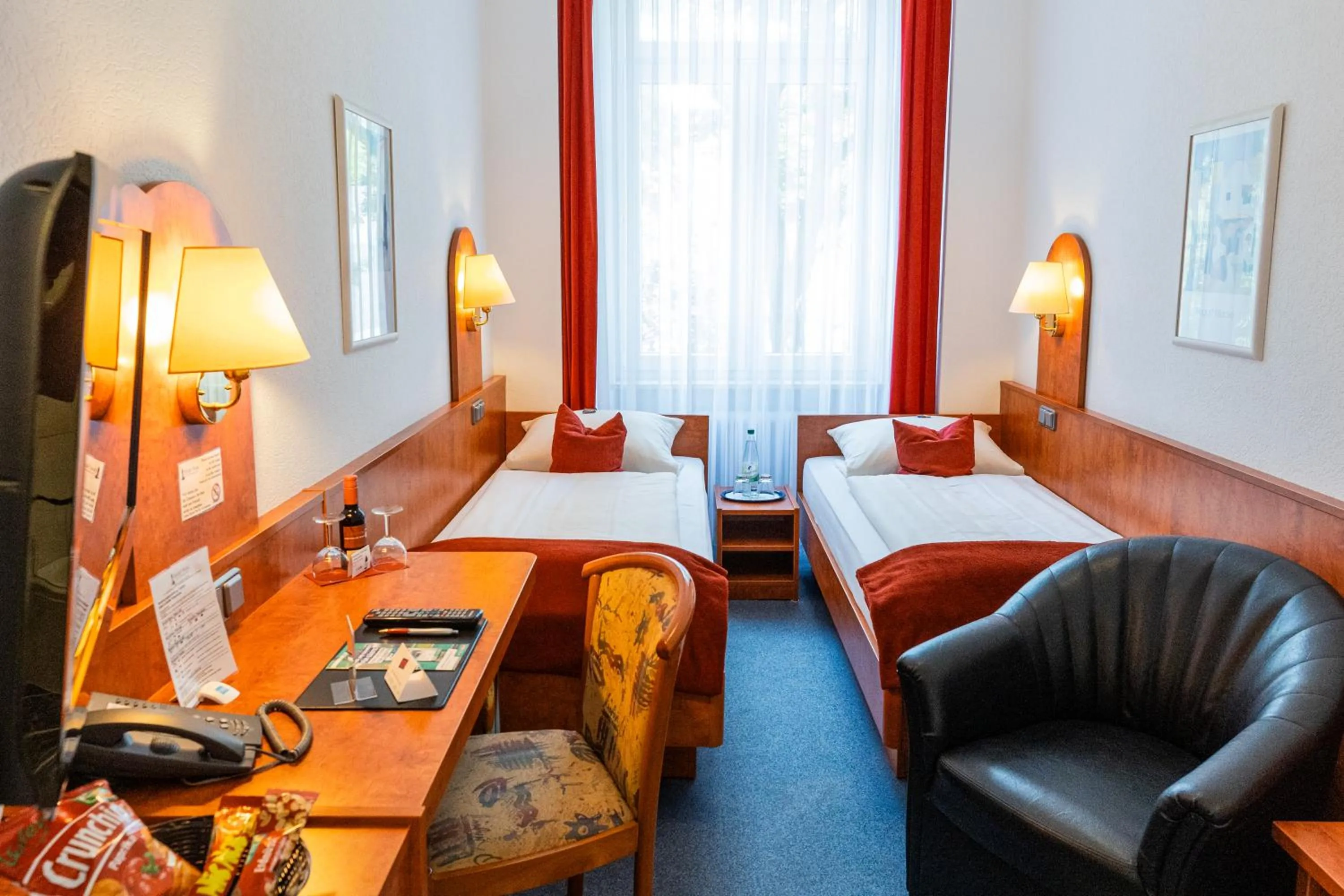 Bed in Hotel West an der Bockenheimer Warte