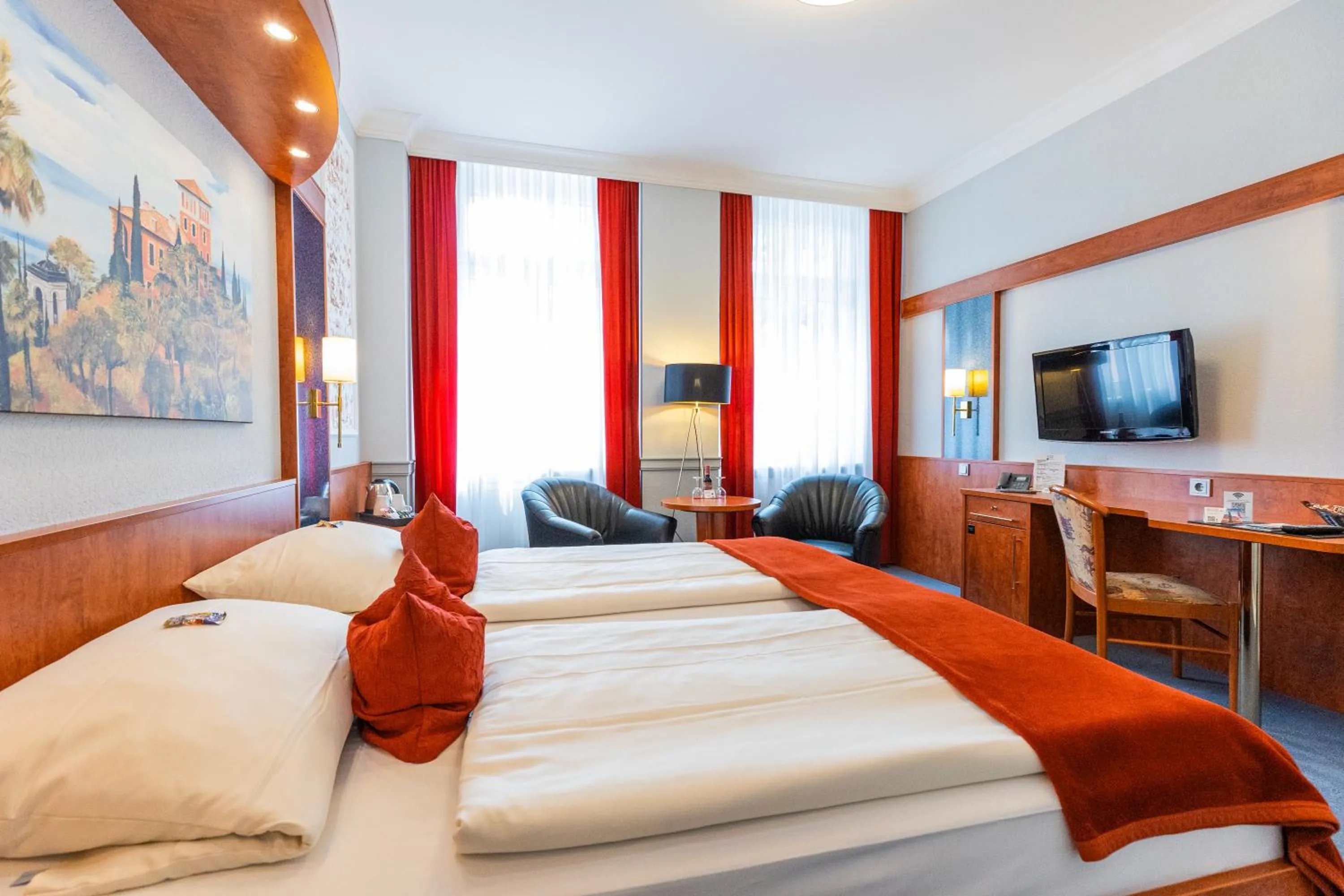 Bed in Hotel West an der Bockenheimer Warte