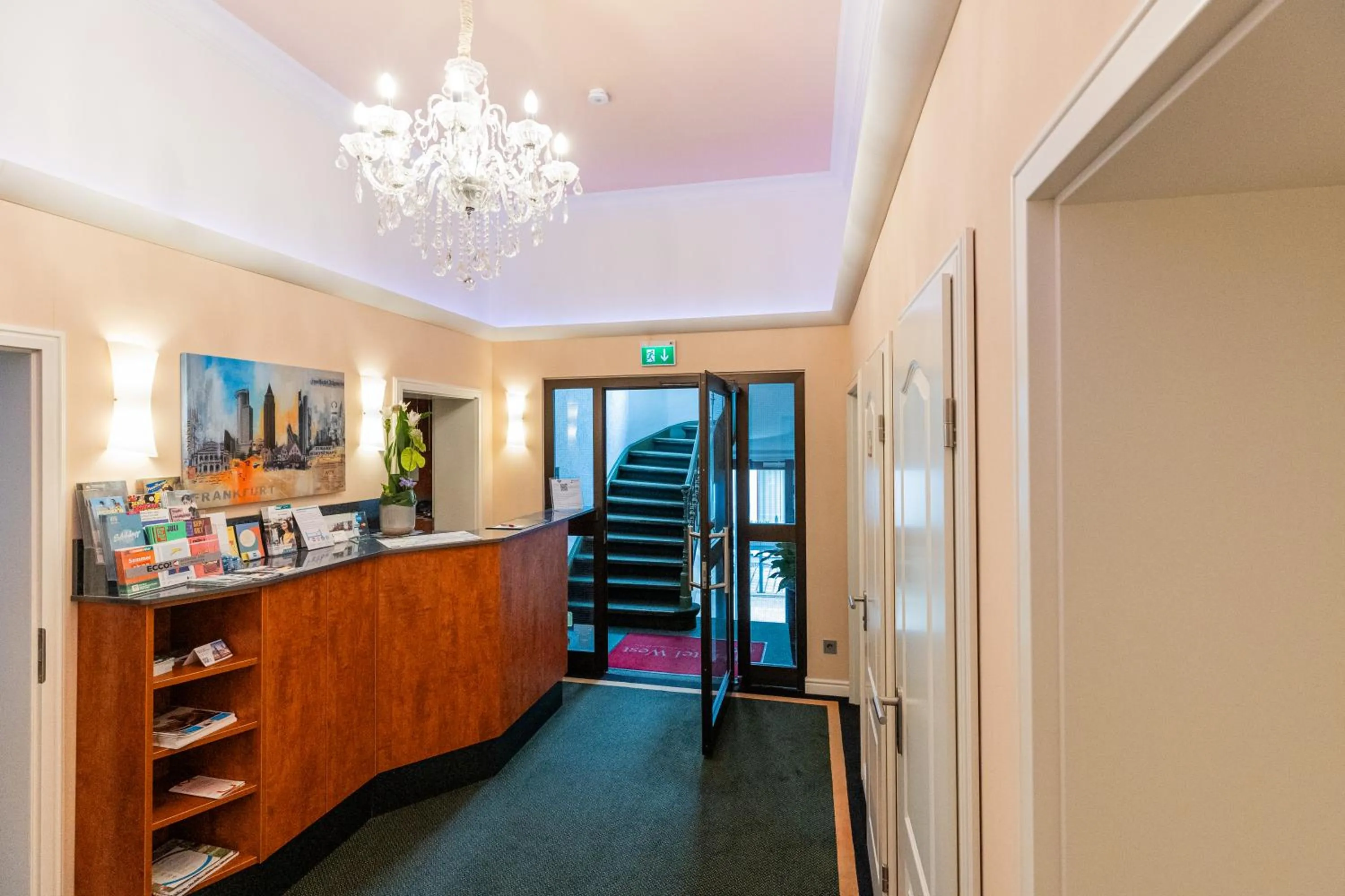 Lobby or reception in Hotel West an der Bockenheimer Warte