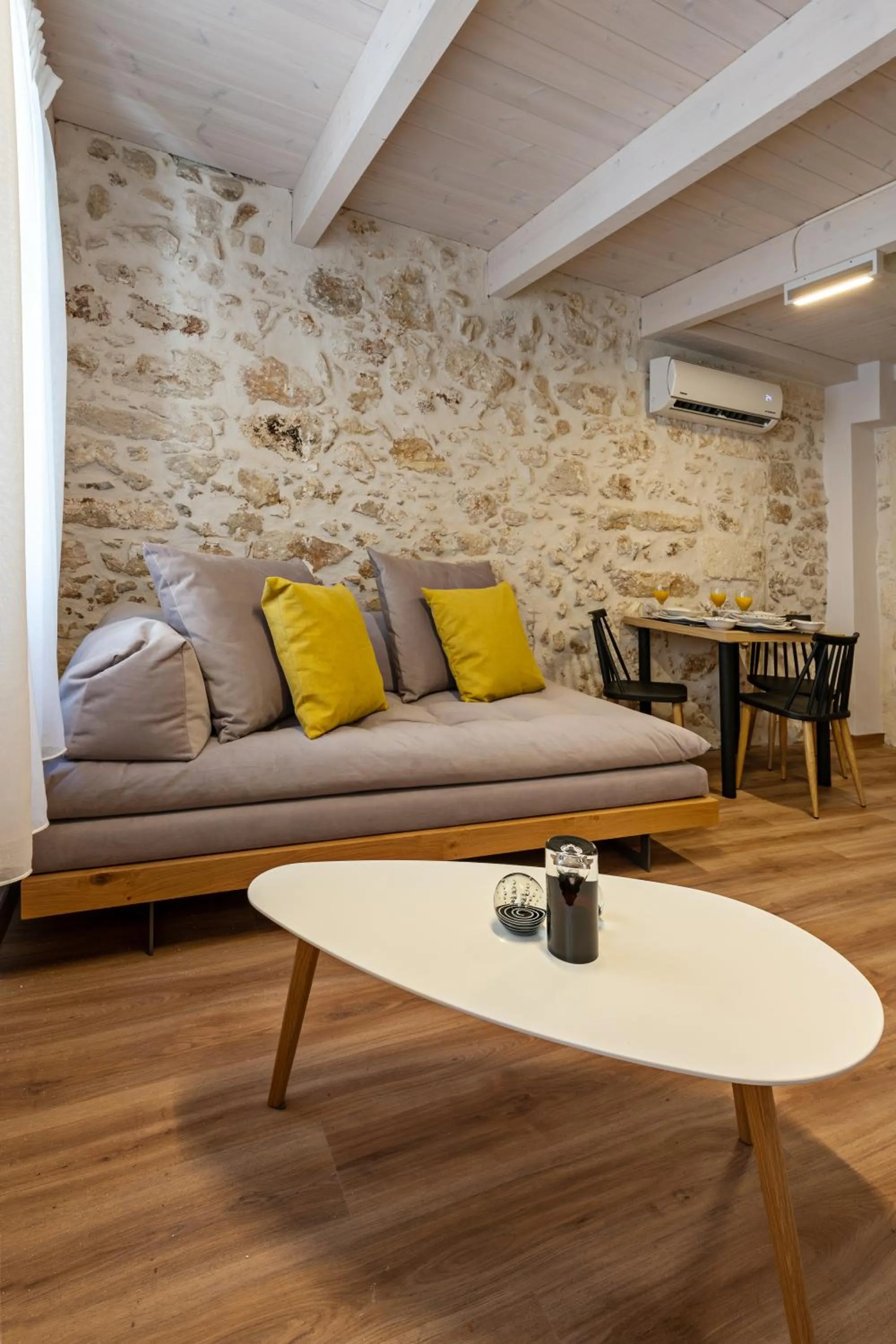 Living room in Erotokritos City Luxury Suites