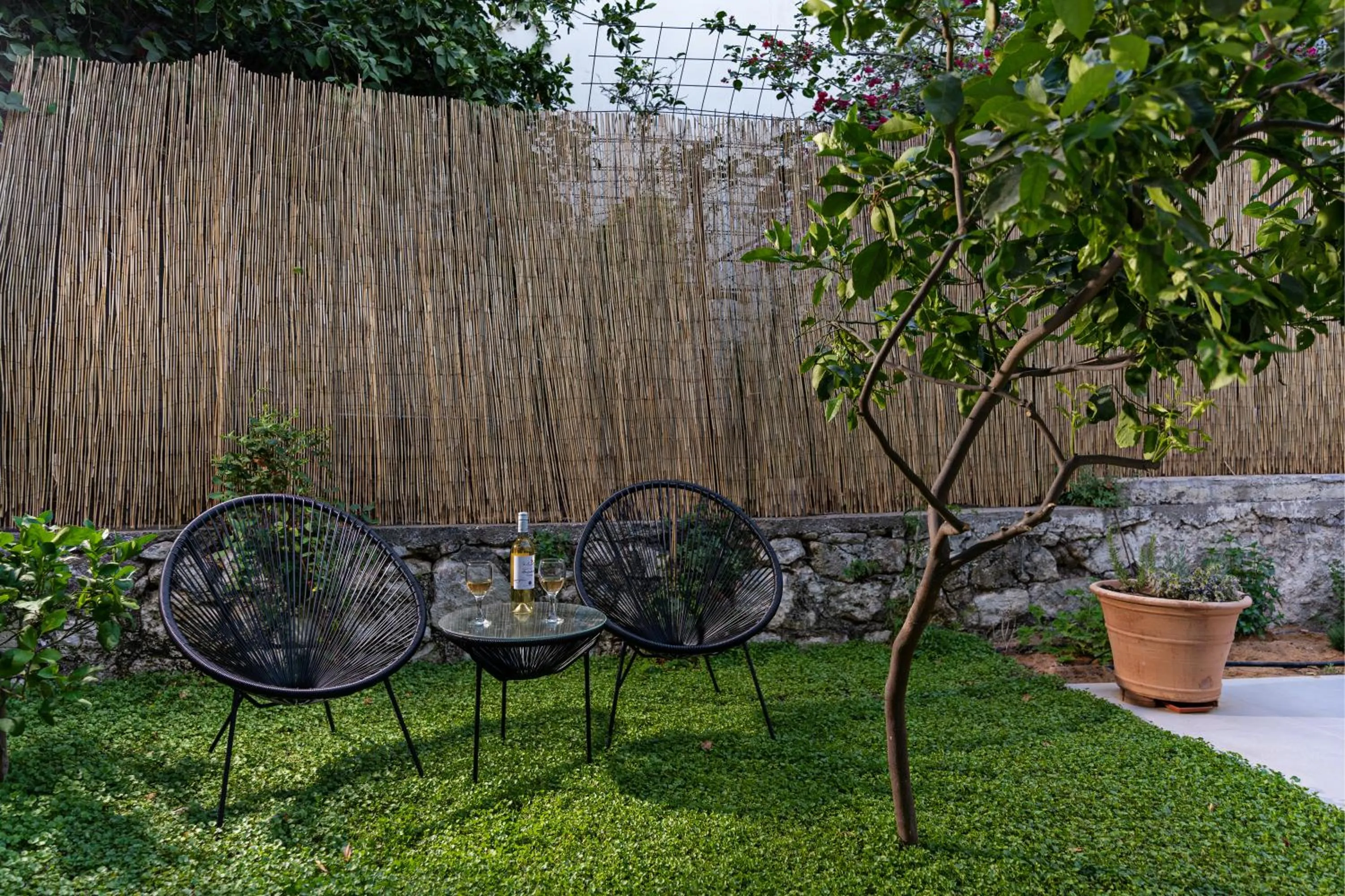 Patio in Erotokritos City Luxury Suites