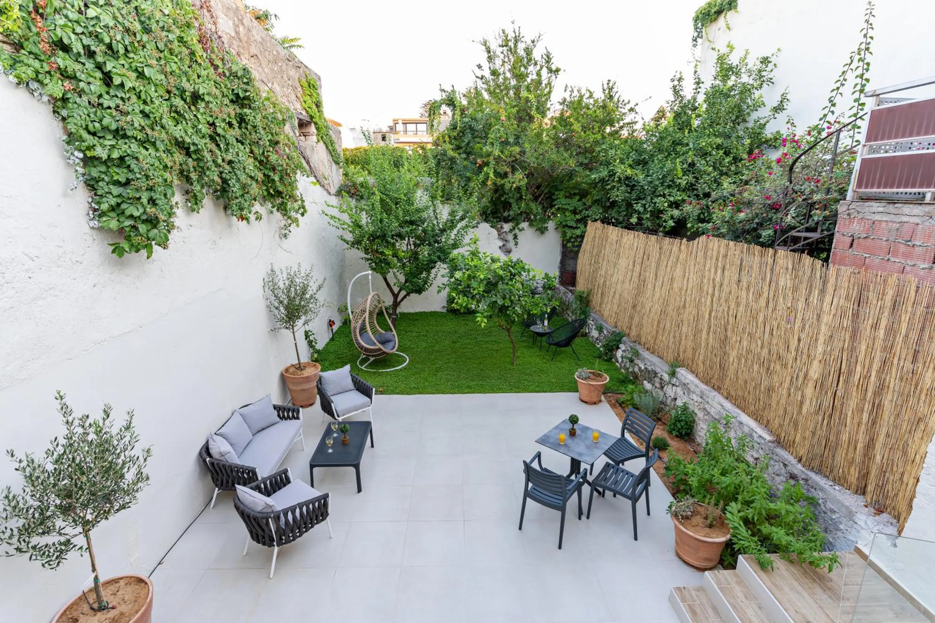 Patio in Erotokritos City Luxury Suites