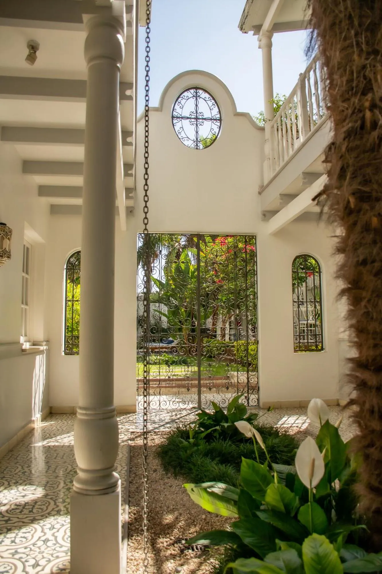 Patio in Villa Vicuña Salta Hotel Boutique