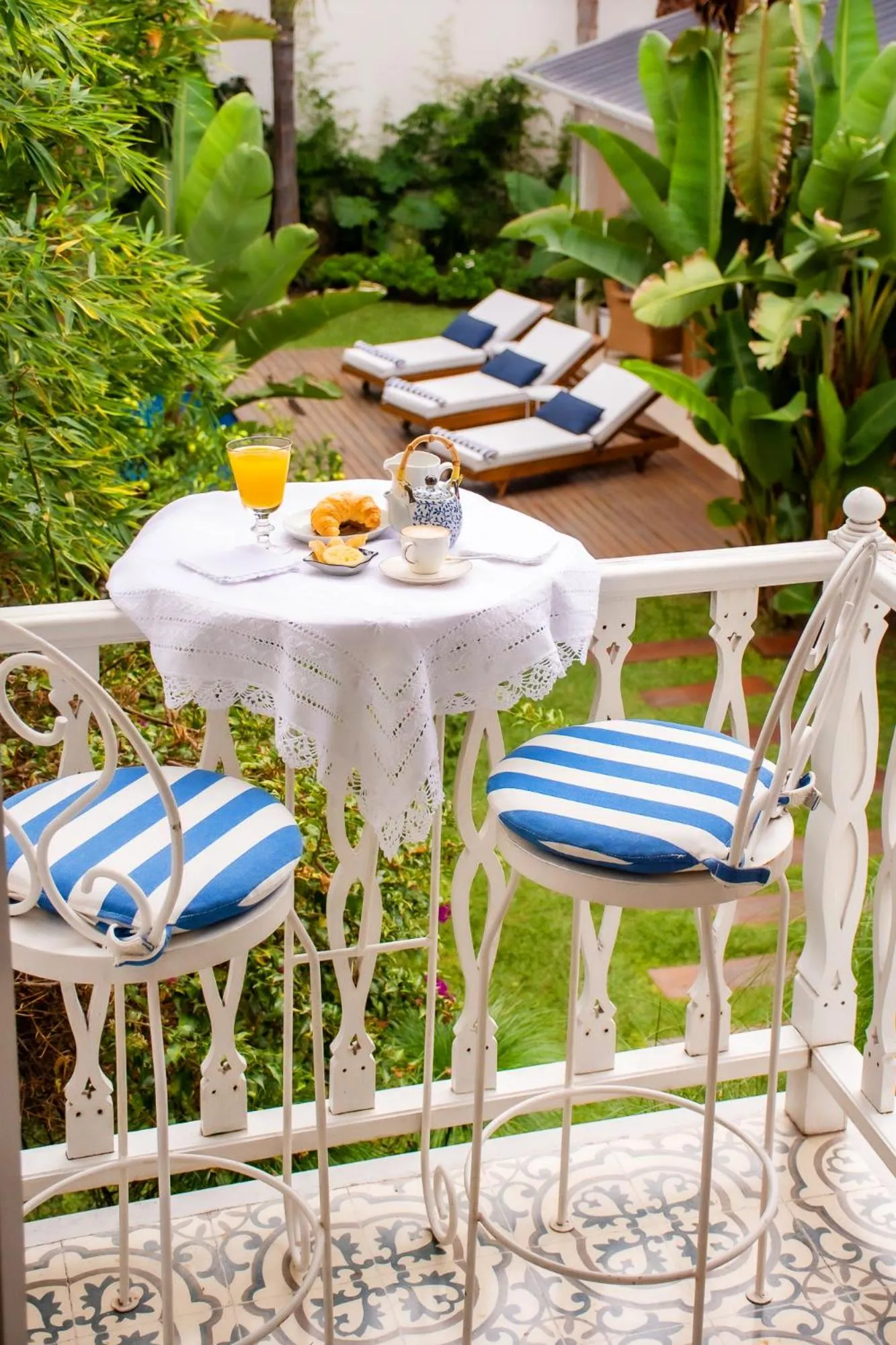 Patio in Villa Vicuña Salta Hotel Boutique