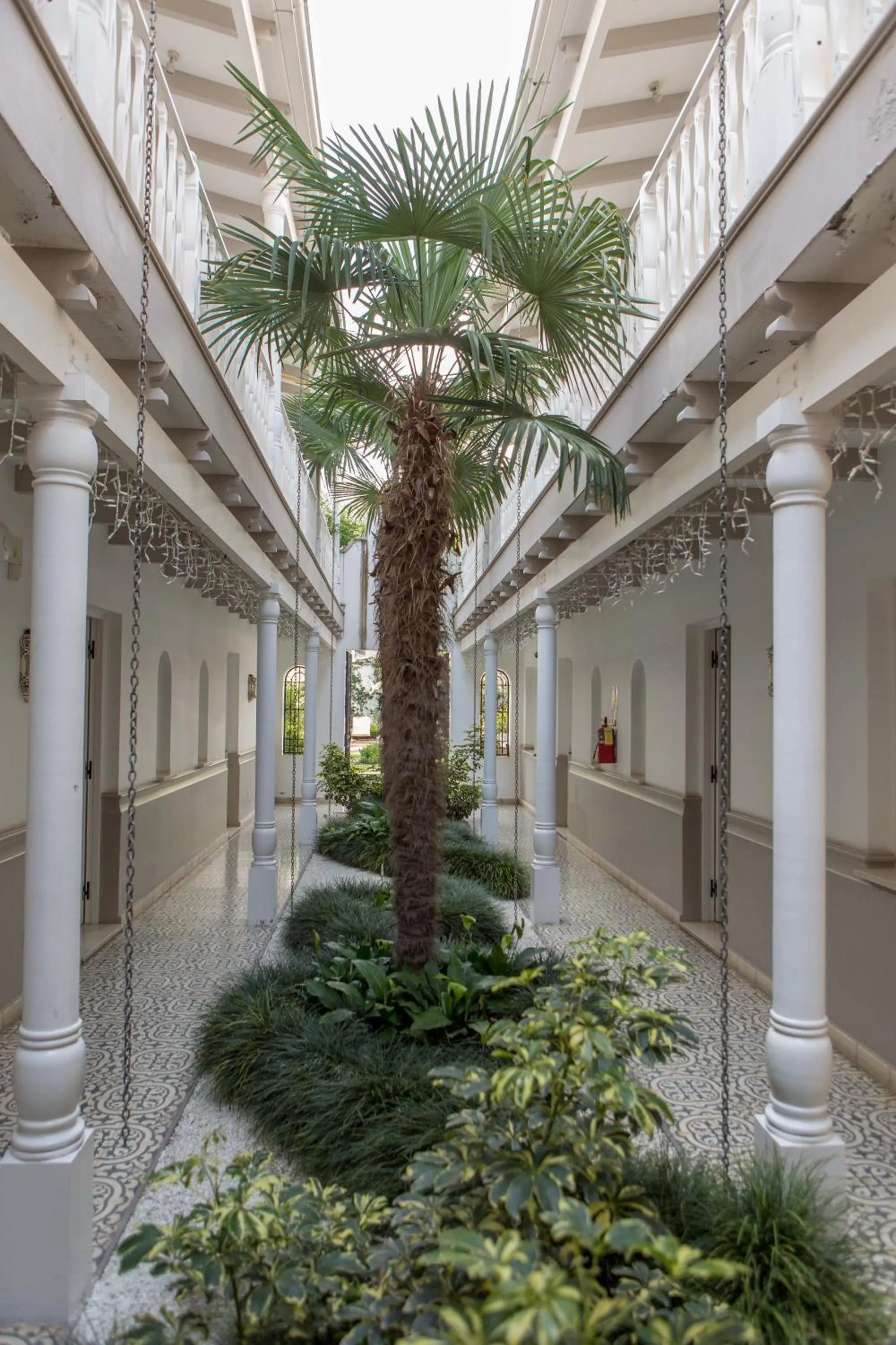 Inner courtyard view in Villa Vicuña Salta Hotel Boutique