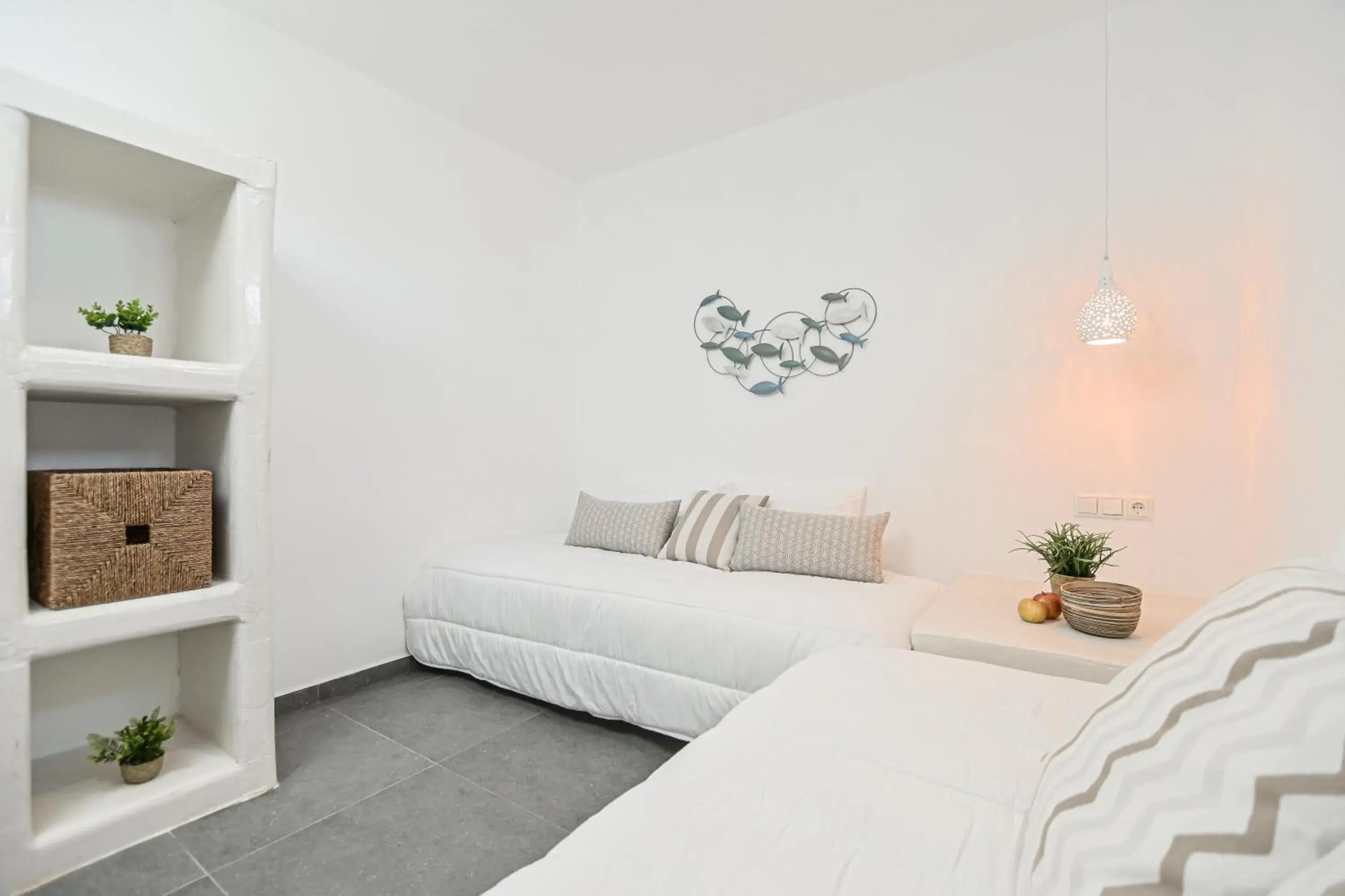 Staff, Bed in White Cocoon Exclusive villas Staff, Bed in White Cocoon Exclusive villas