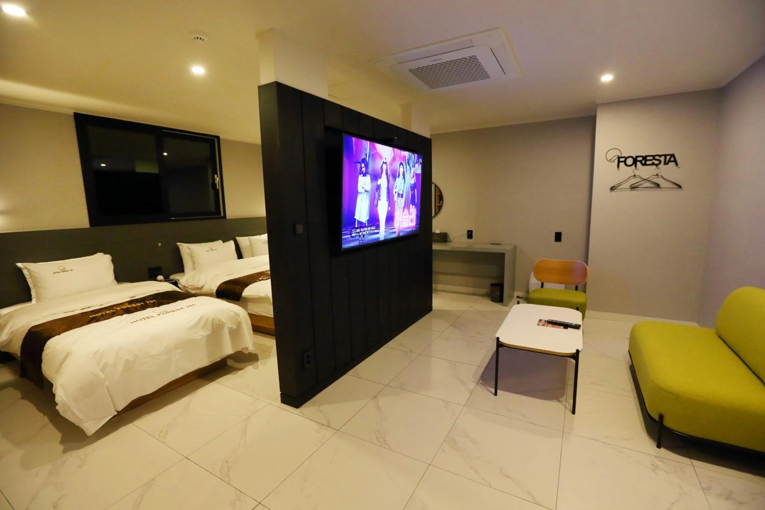 Bed in Forest 701 Hotel