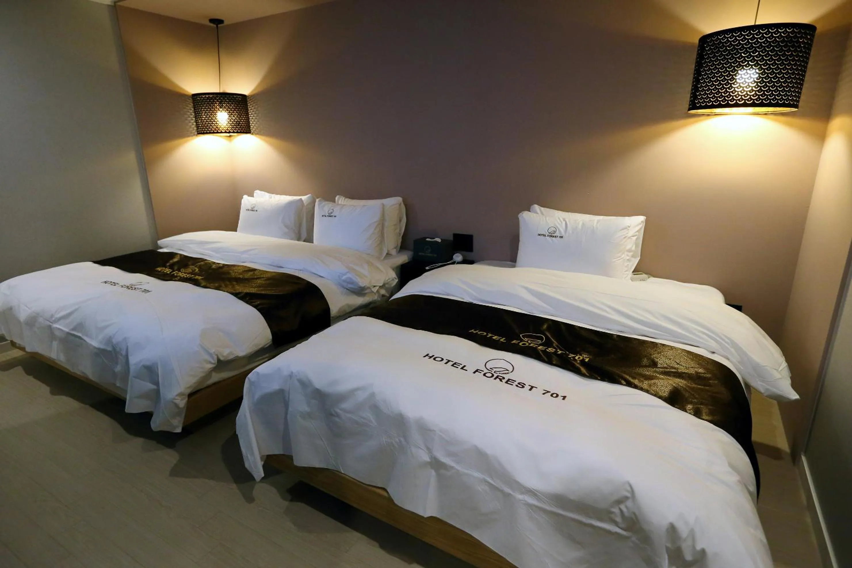 Bed in Forest 701 Hotel