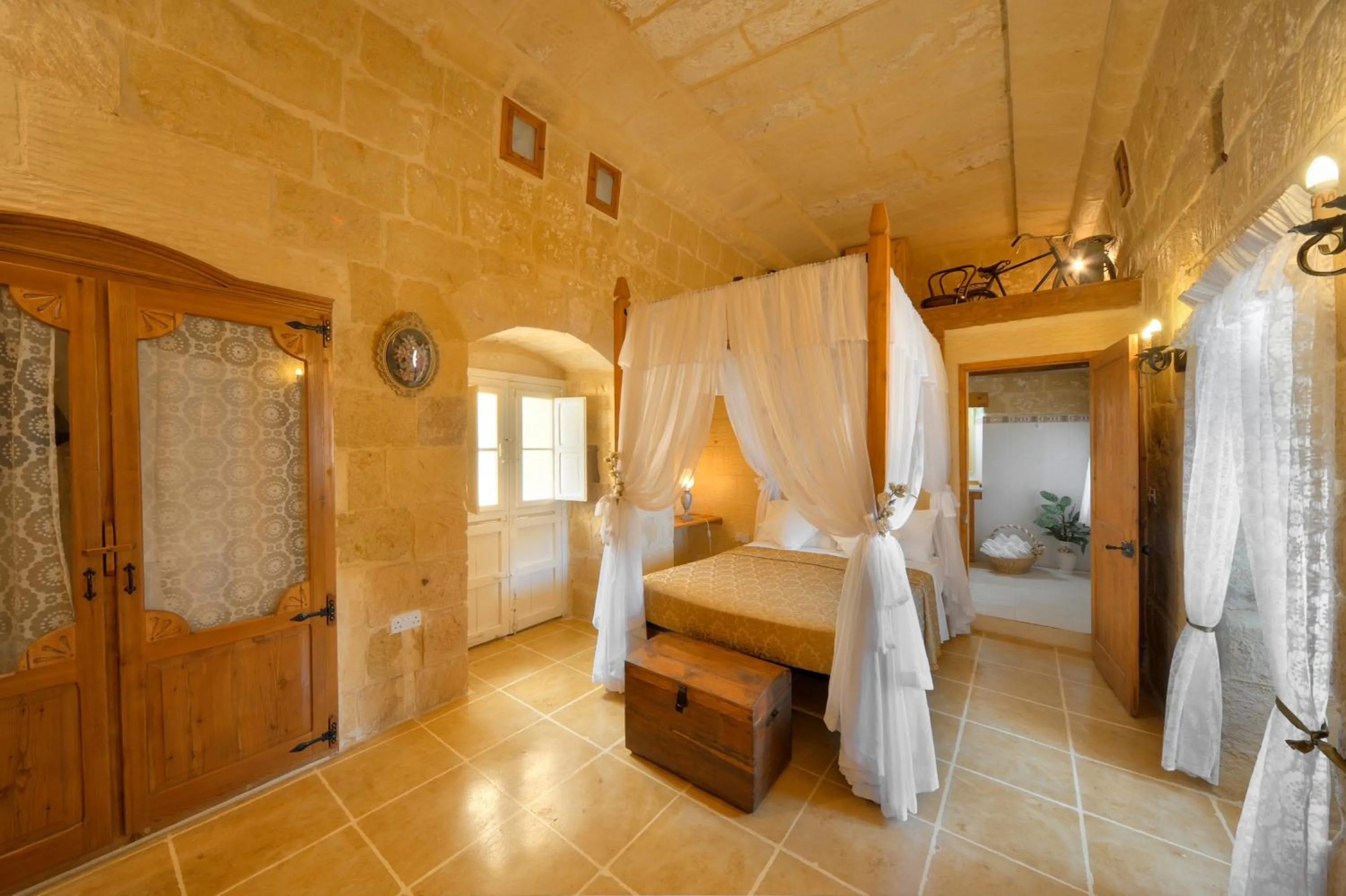 Bed in Tal-Barun Farmhouse