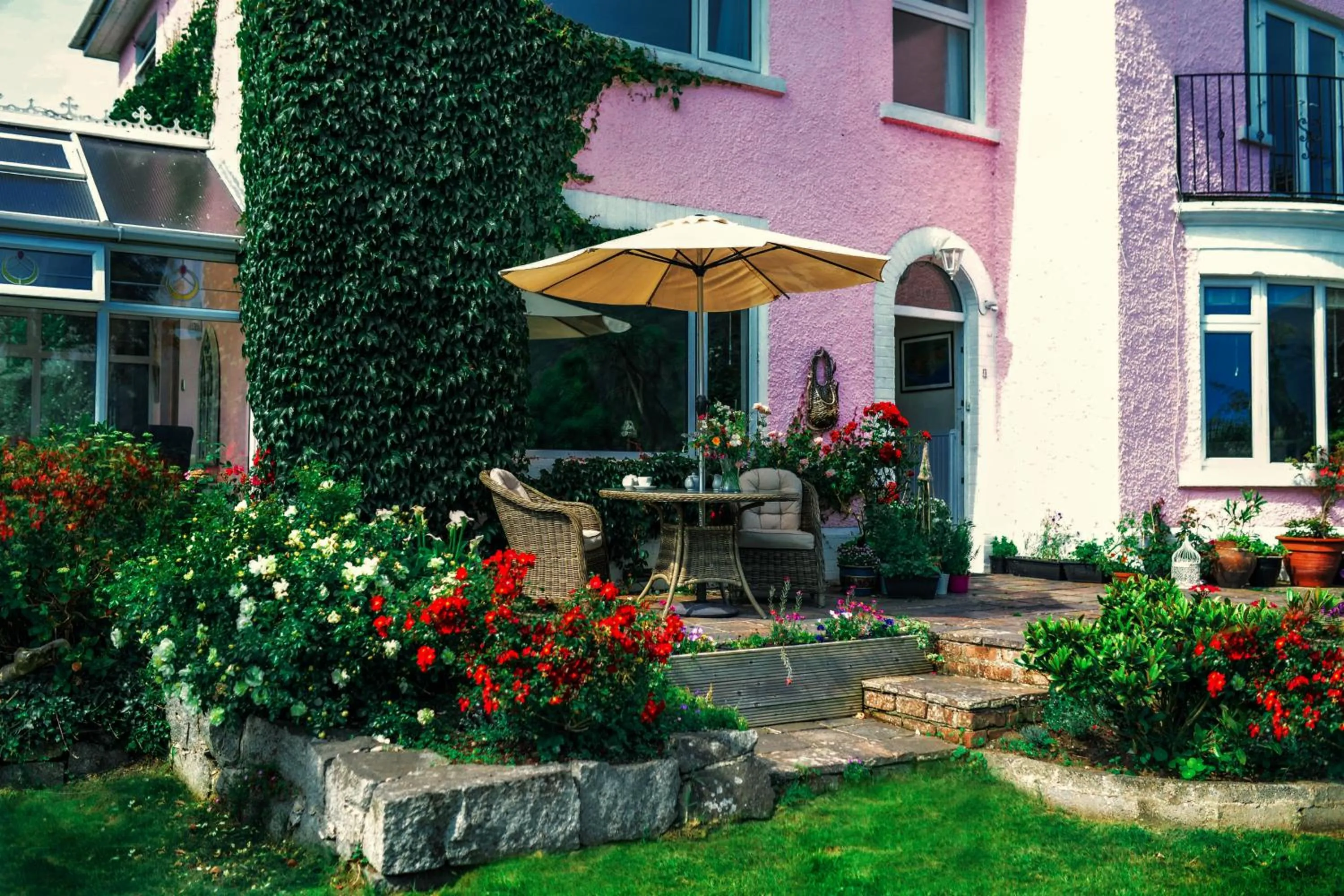 Patio in The Sands B&B Rostrevor
