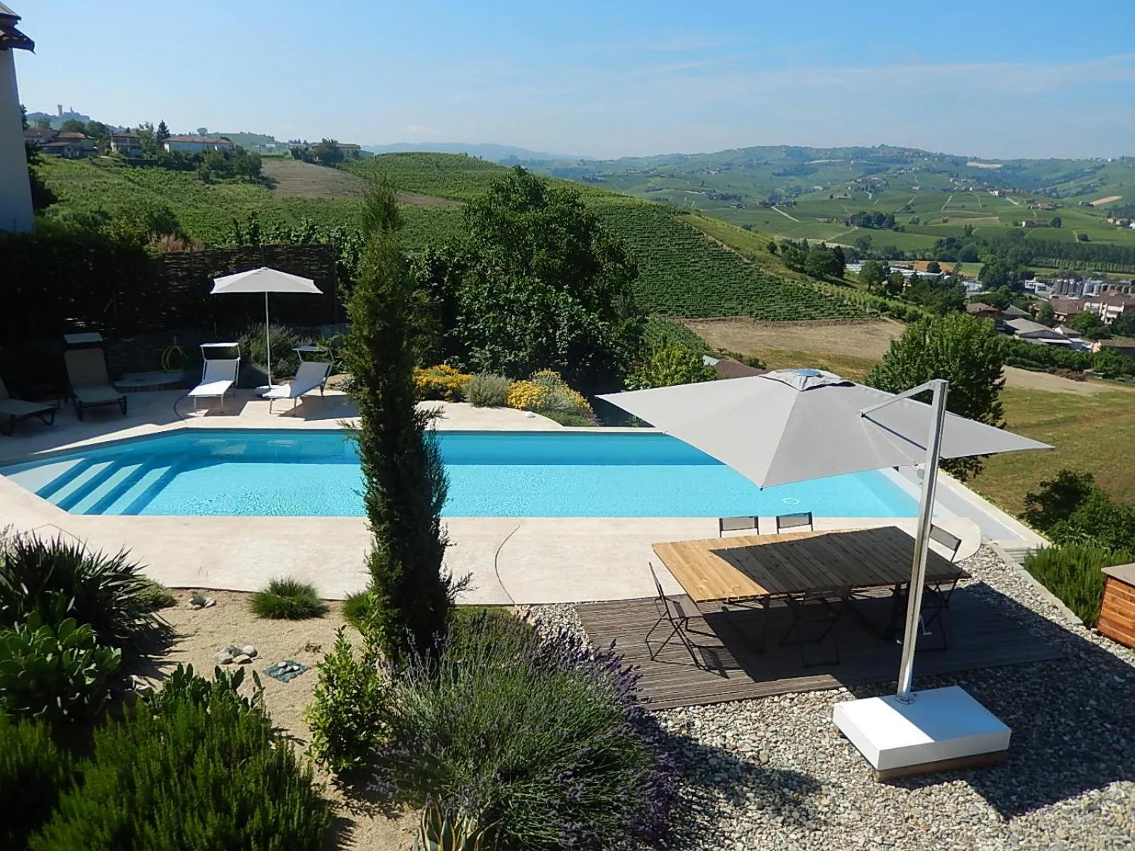 Pool view in B&B Bionzo16