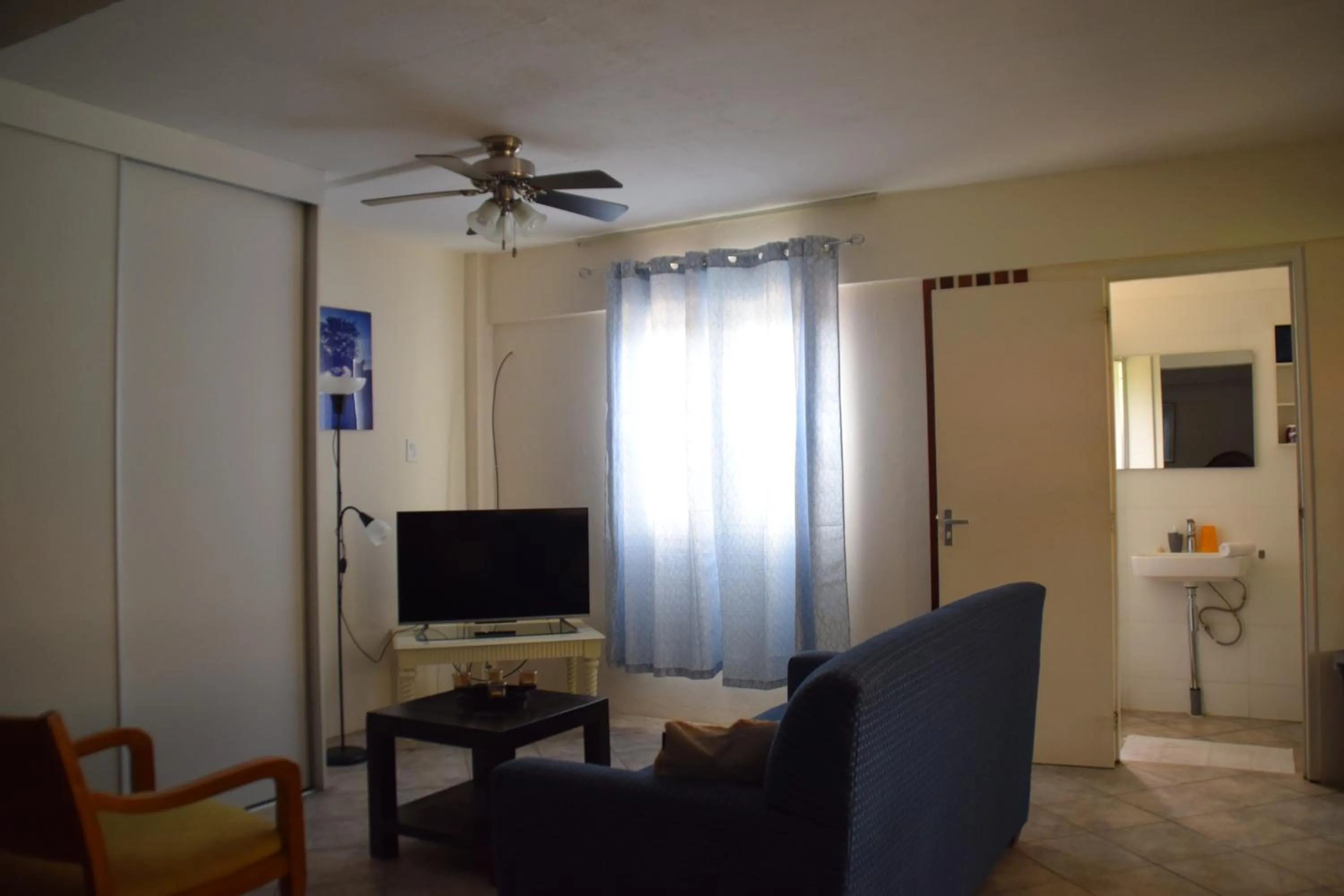 Seating area in La Felicidad Aruba