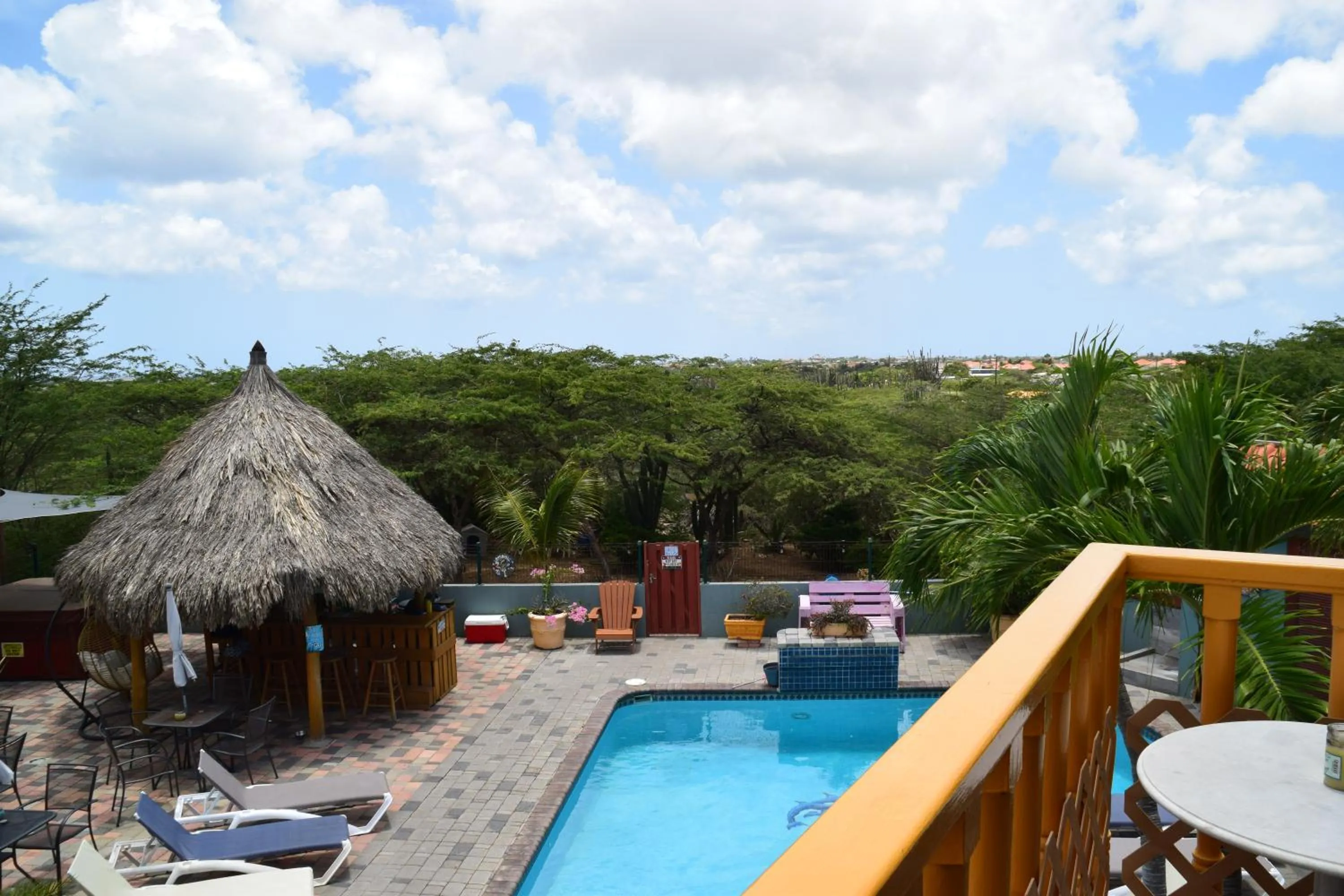 Balcony/Terrace in La Felicidad Aruba