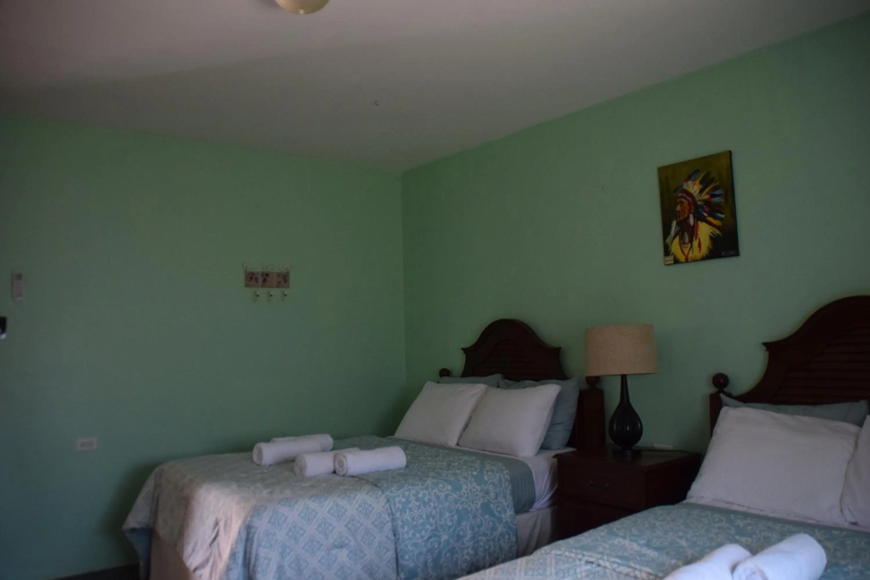 Bedroom, Bed in La Felicidad Aruba