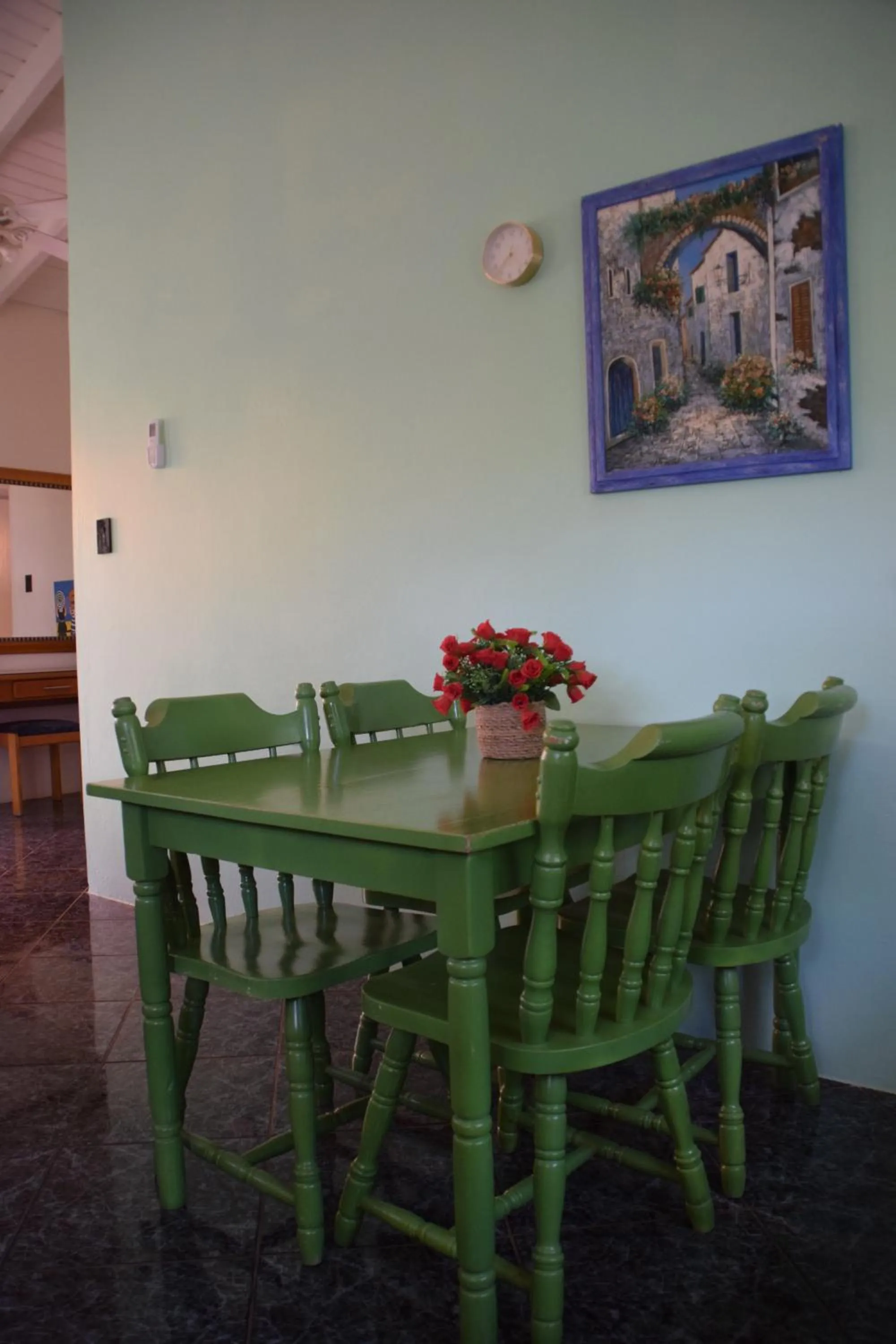 Dining area in La Felicidad Aruba