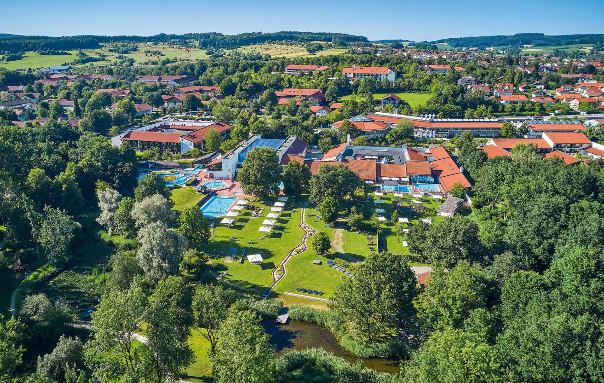Bird's eye view in Hotel Chrysantihof