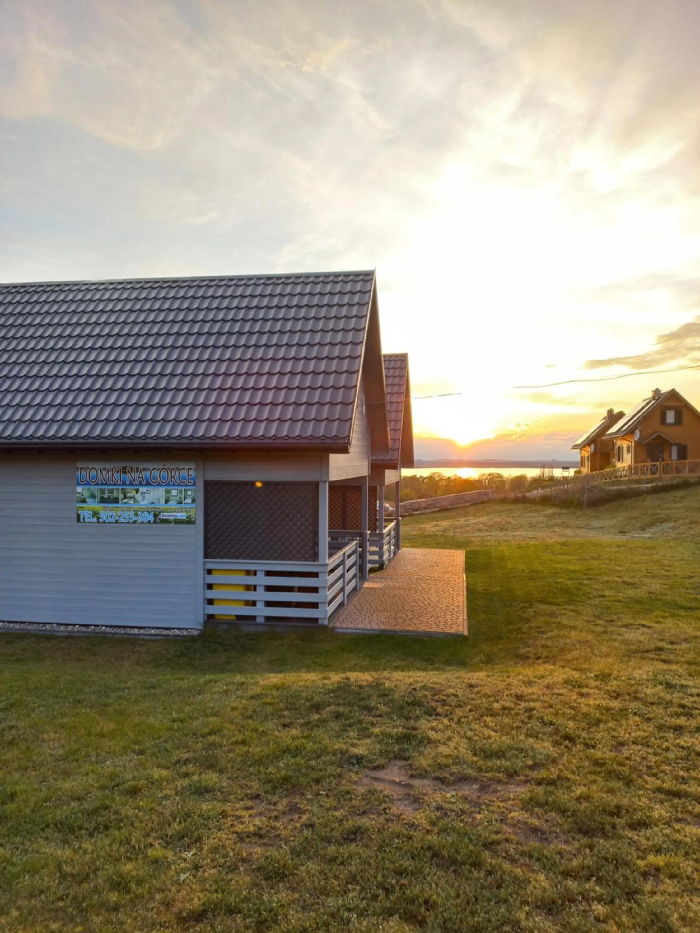 Sunset in Domki na górce