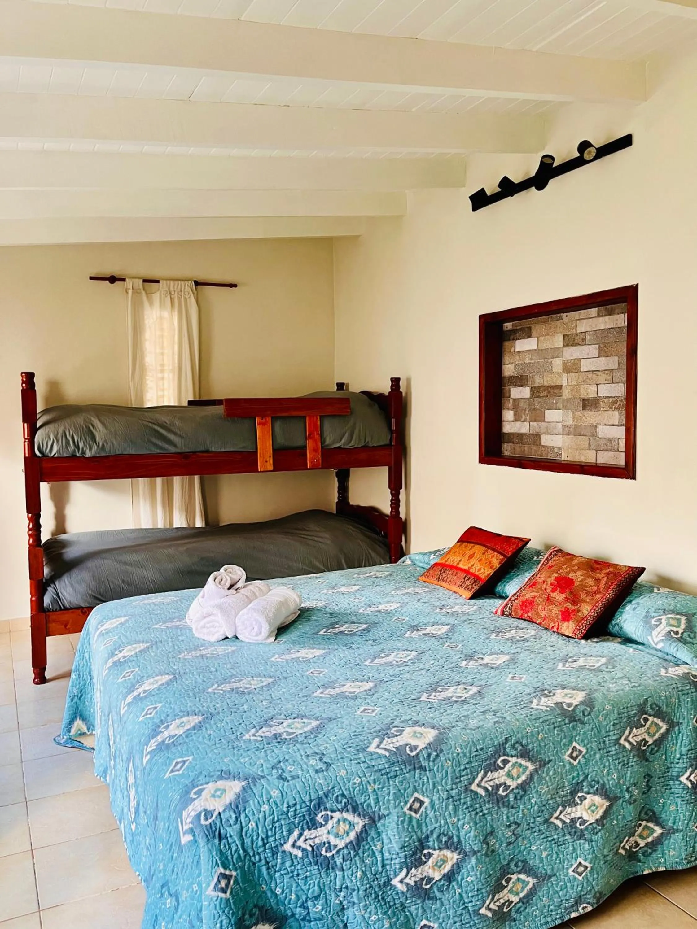 Bed in Hospedaje Flores del Sur