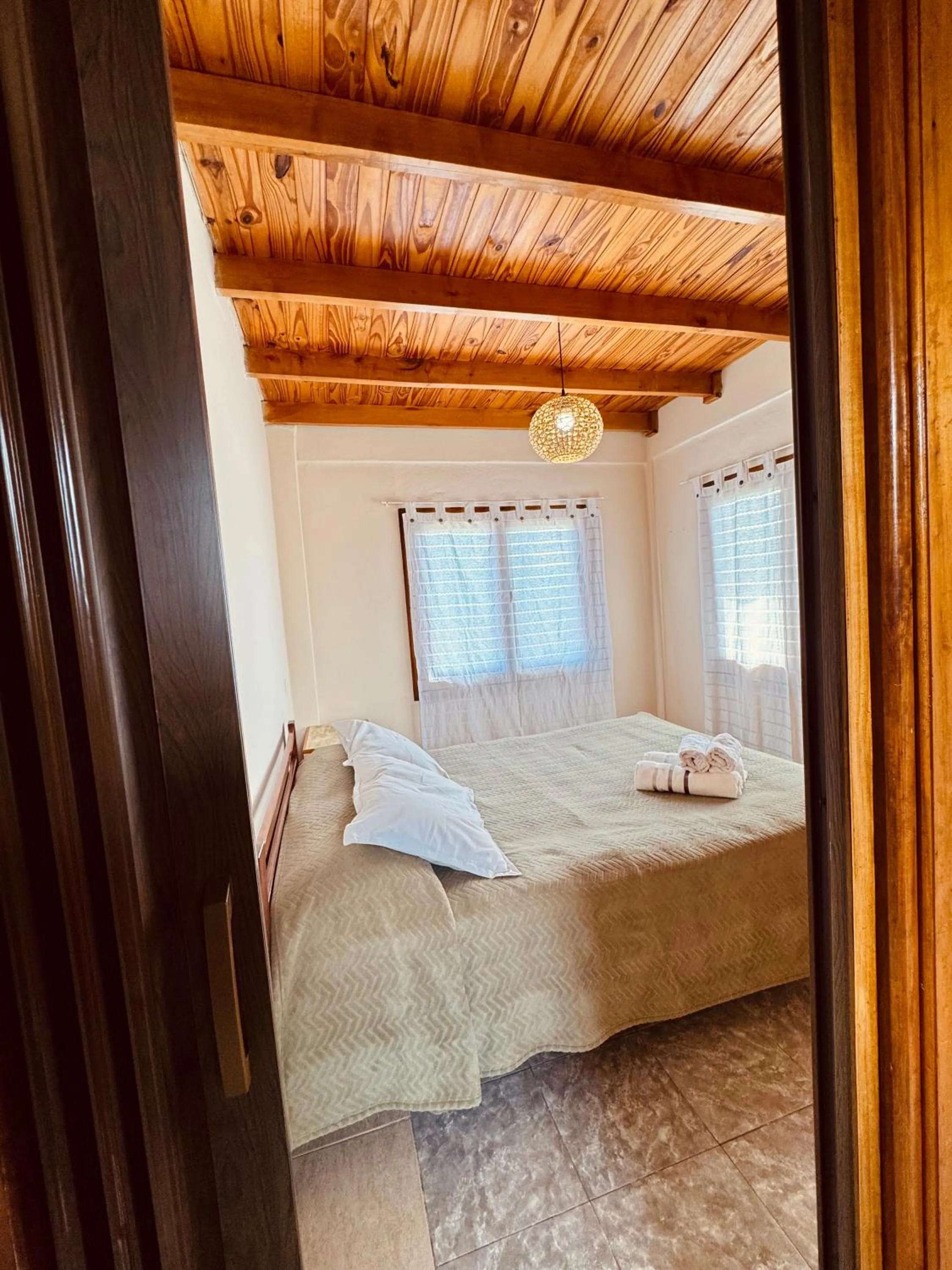 Bed in Hospedaje Flores del Sur