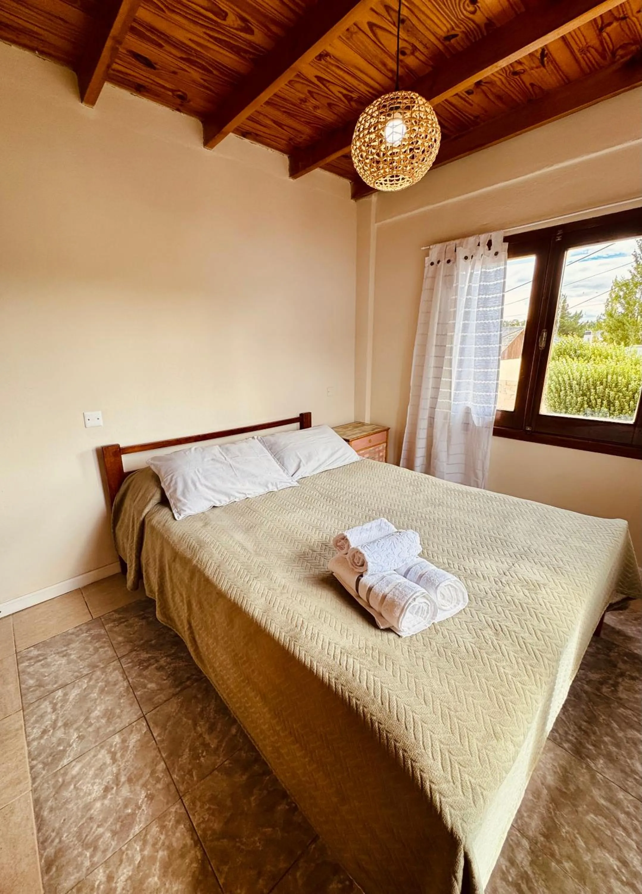 Bed in Hospedaje Flores del Sur