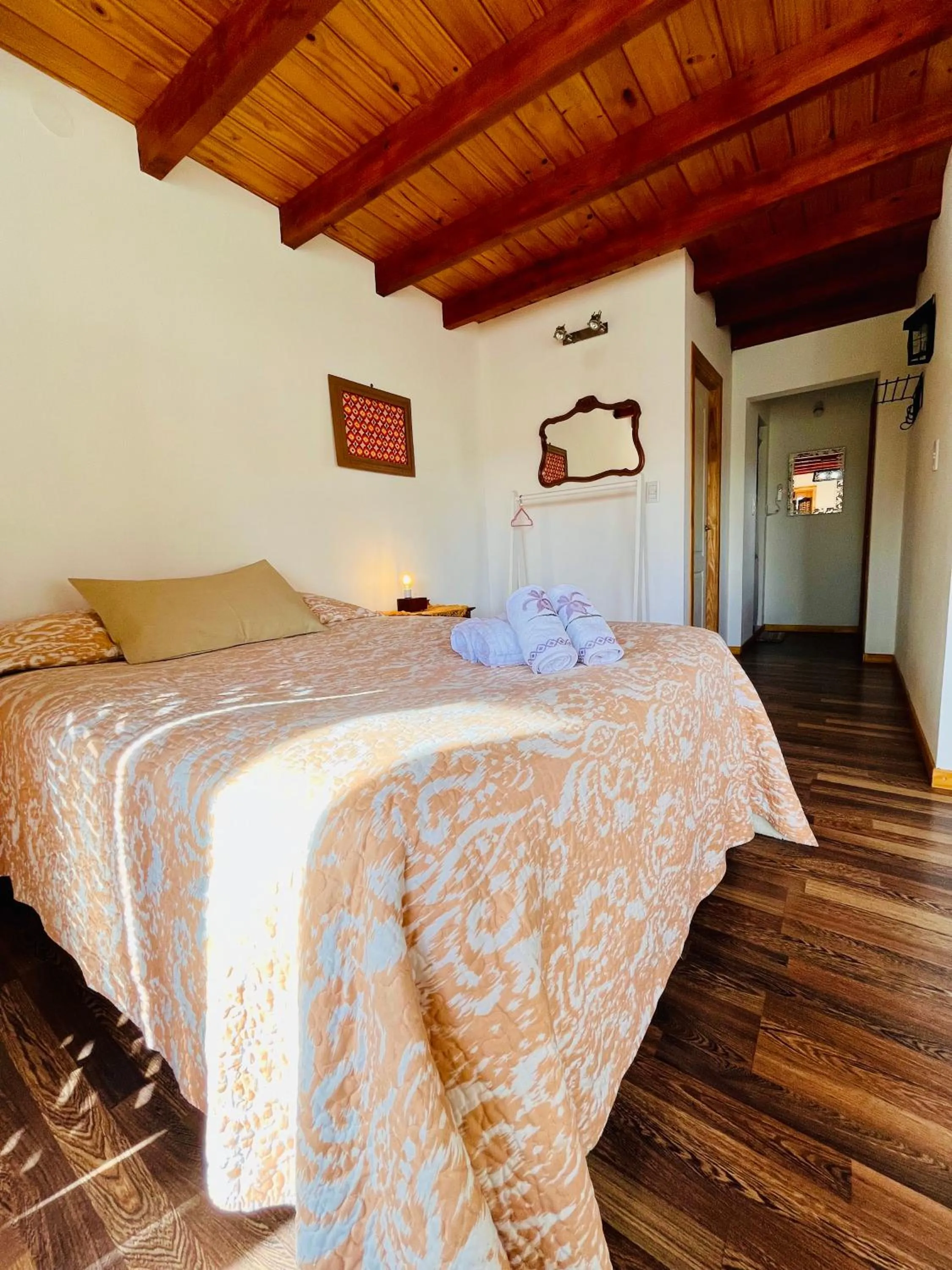 Bed in Hospedaje Flores del Sur