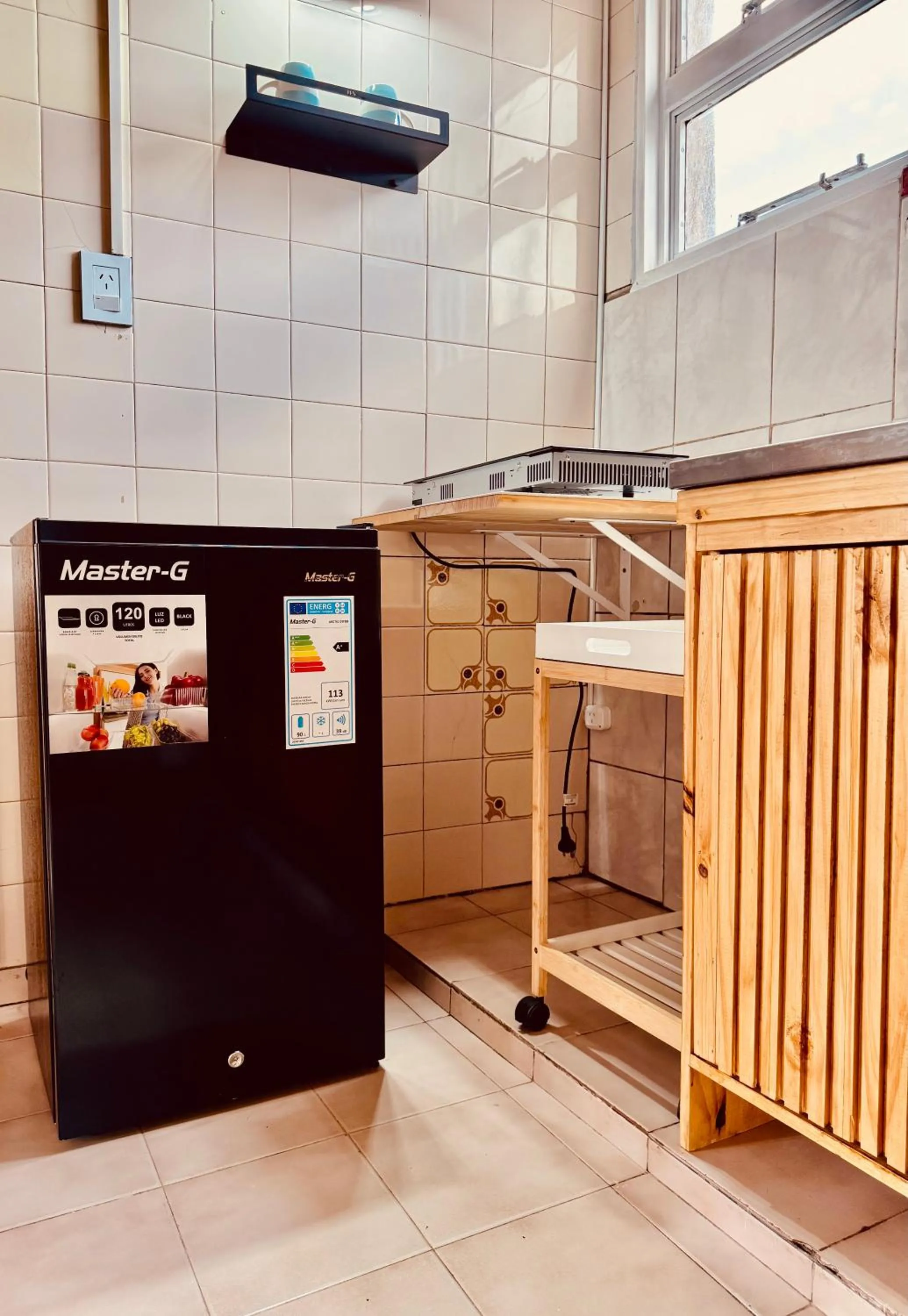 Kitchen or kitchenette in Hospedaje Flores del Sur