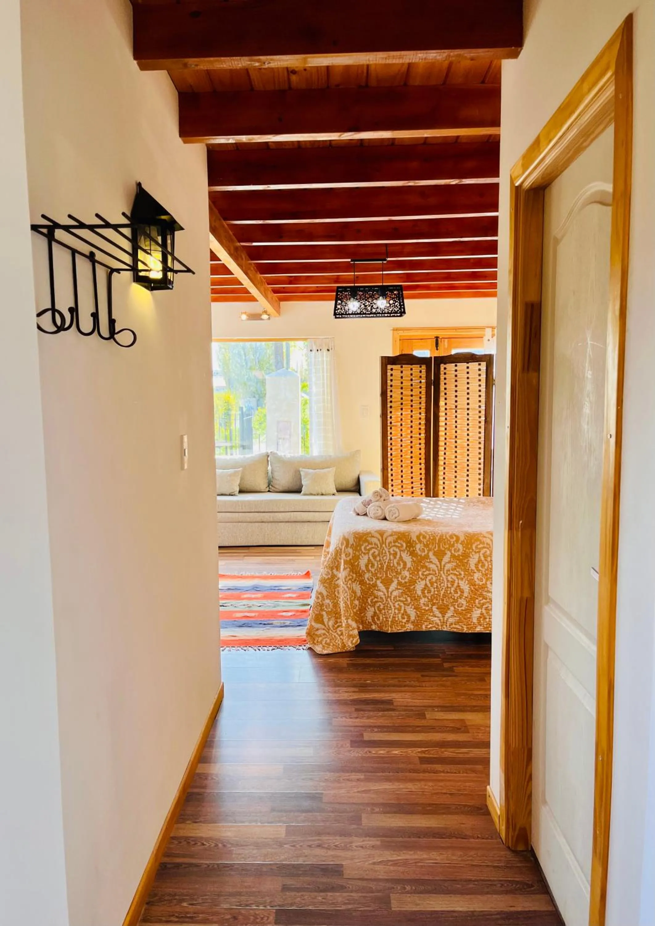 Bed in Hospedaje Flores del Sur
