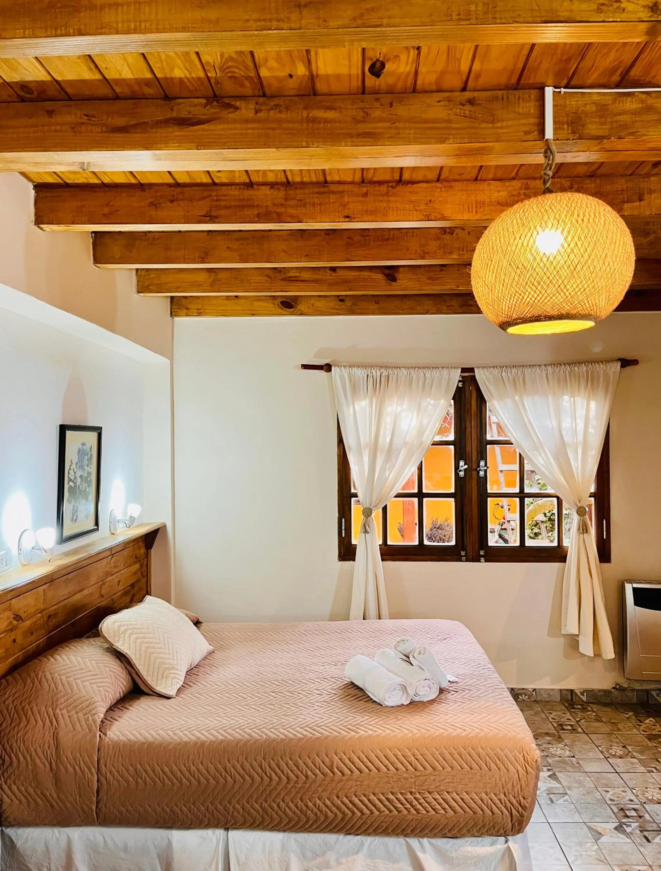 Bed in Hospedaje Flores del Sur