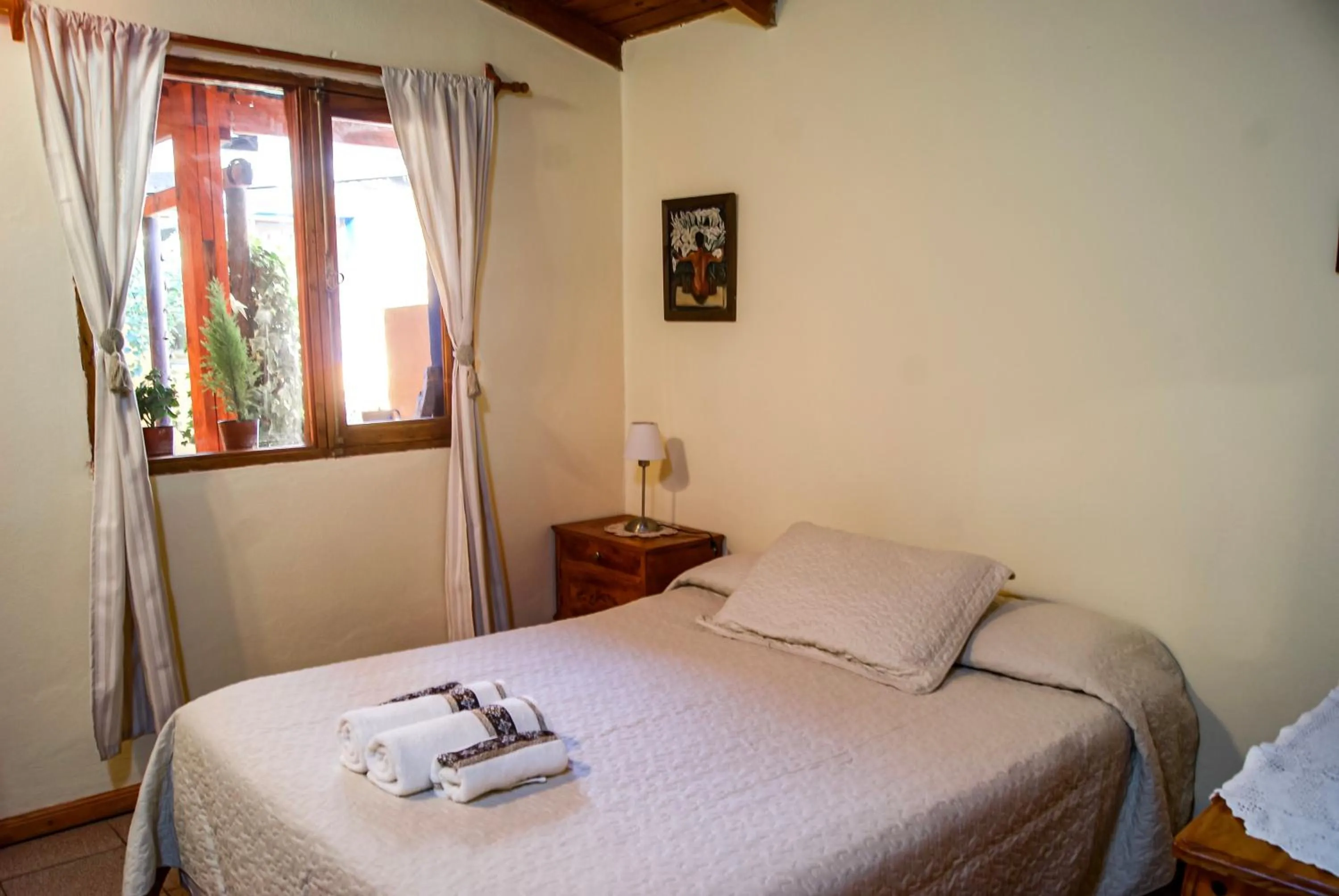 Bed in Hospedaje Flores del Sur