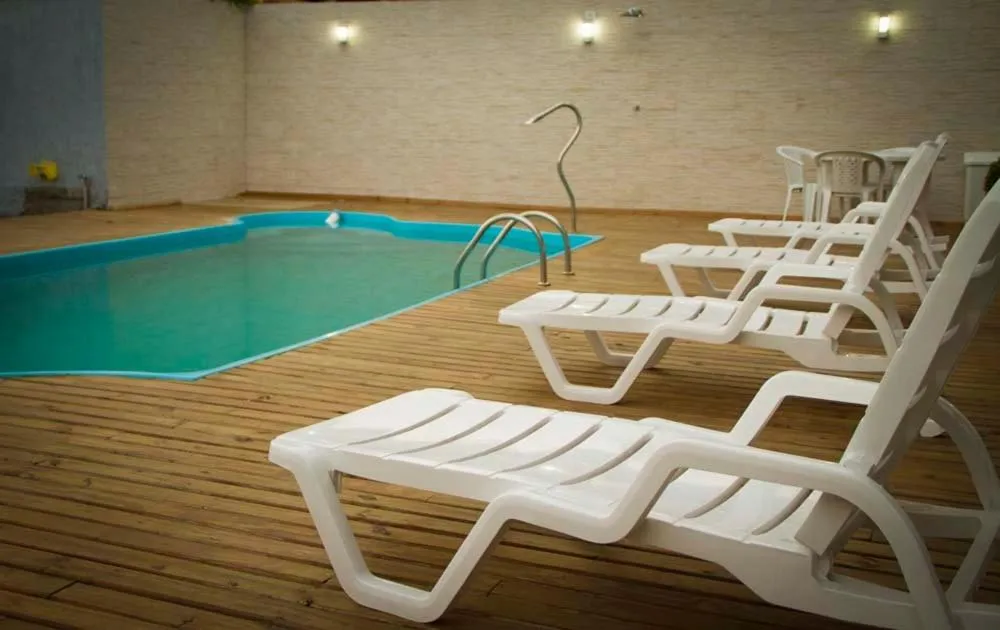 Pool view in Pousada das Estrelas