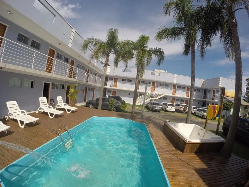 Pool view in Pousada das Estrelas