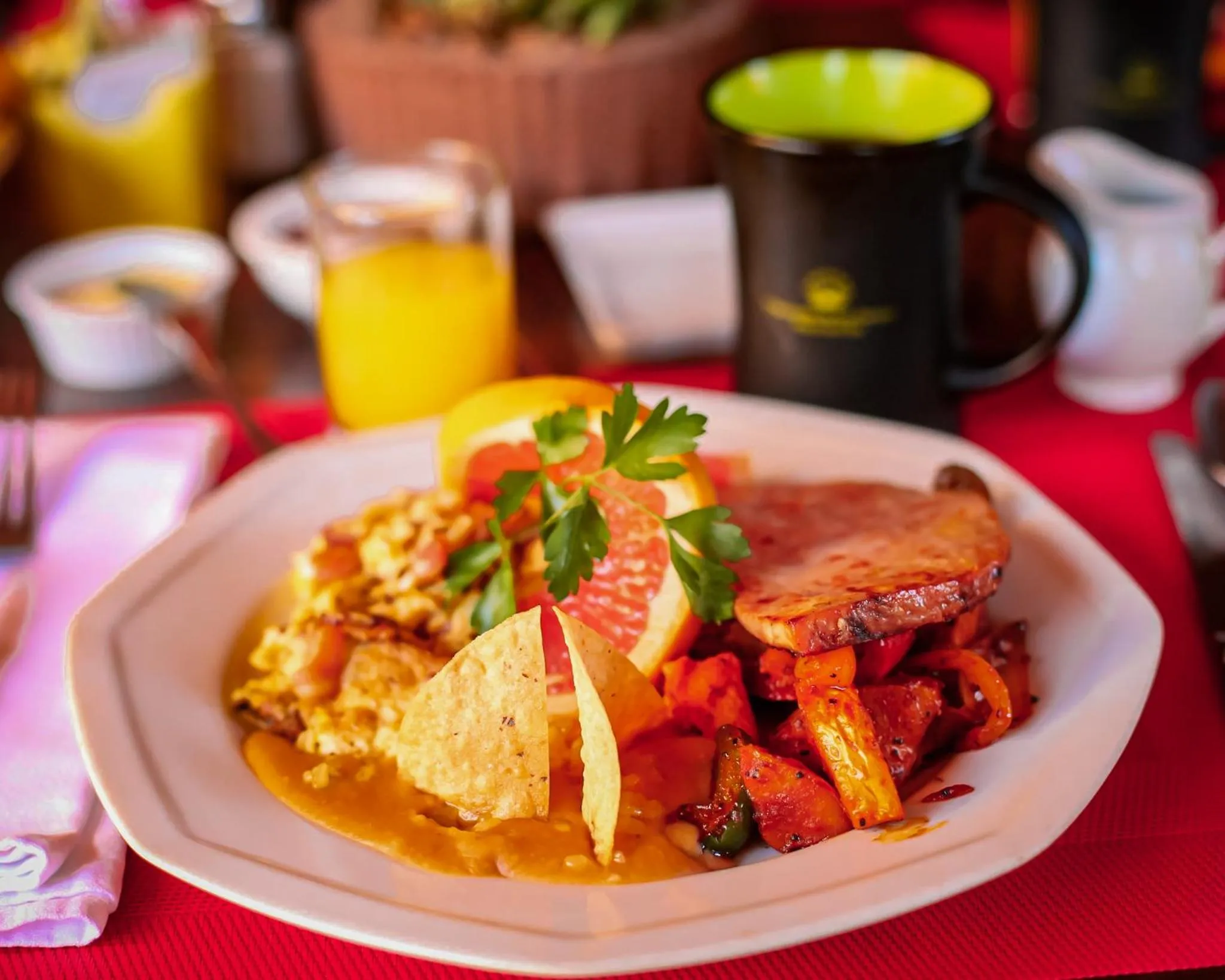 Food and drinks in Hacienda de los Santos