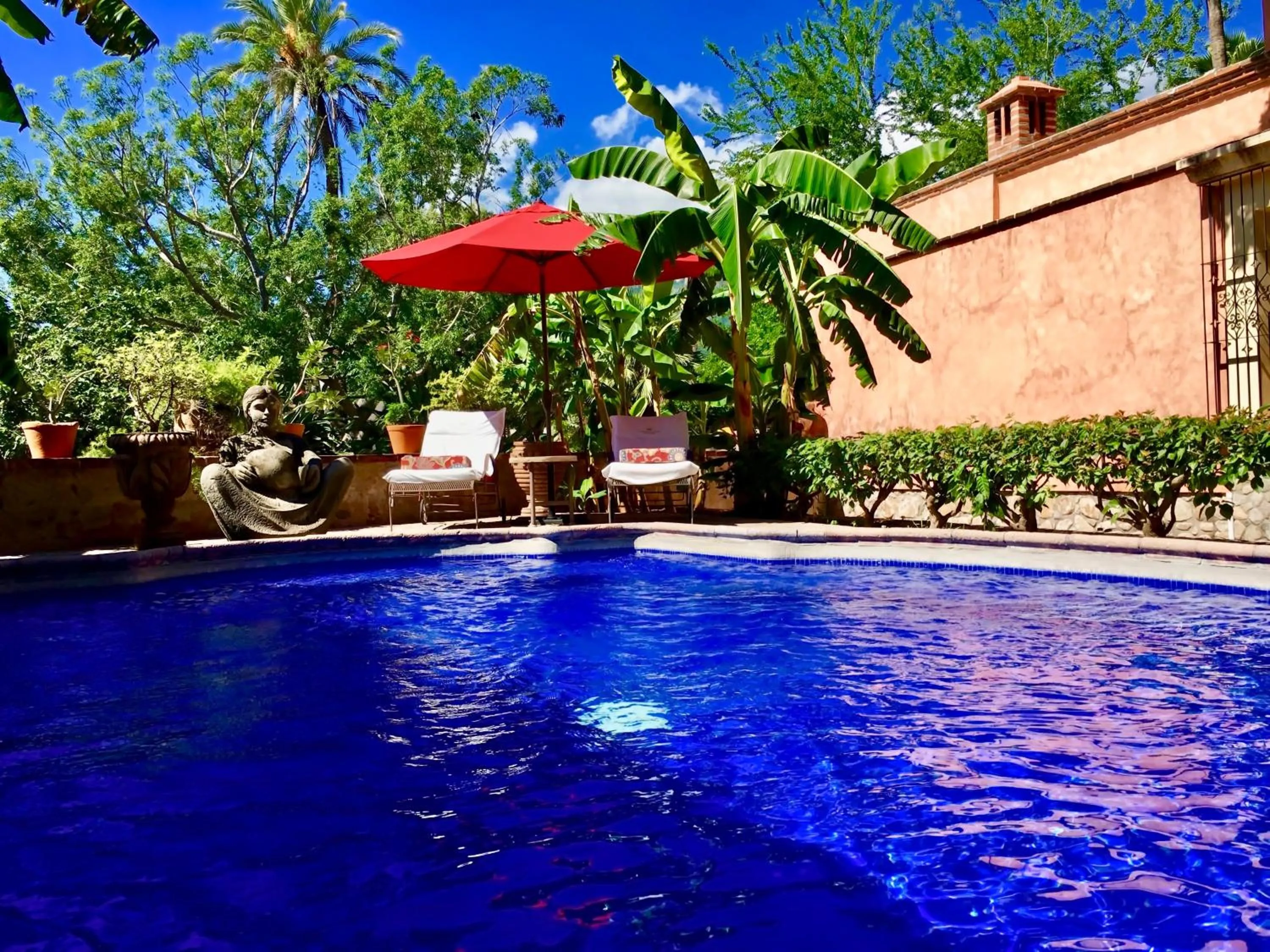 Swimming pool in Hacienda de los Santos