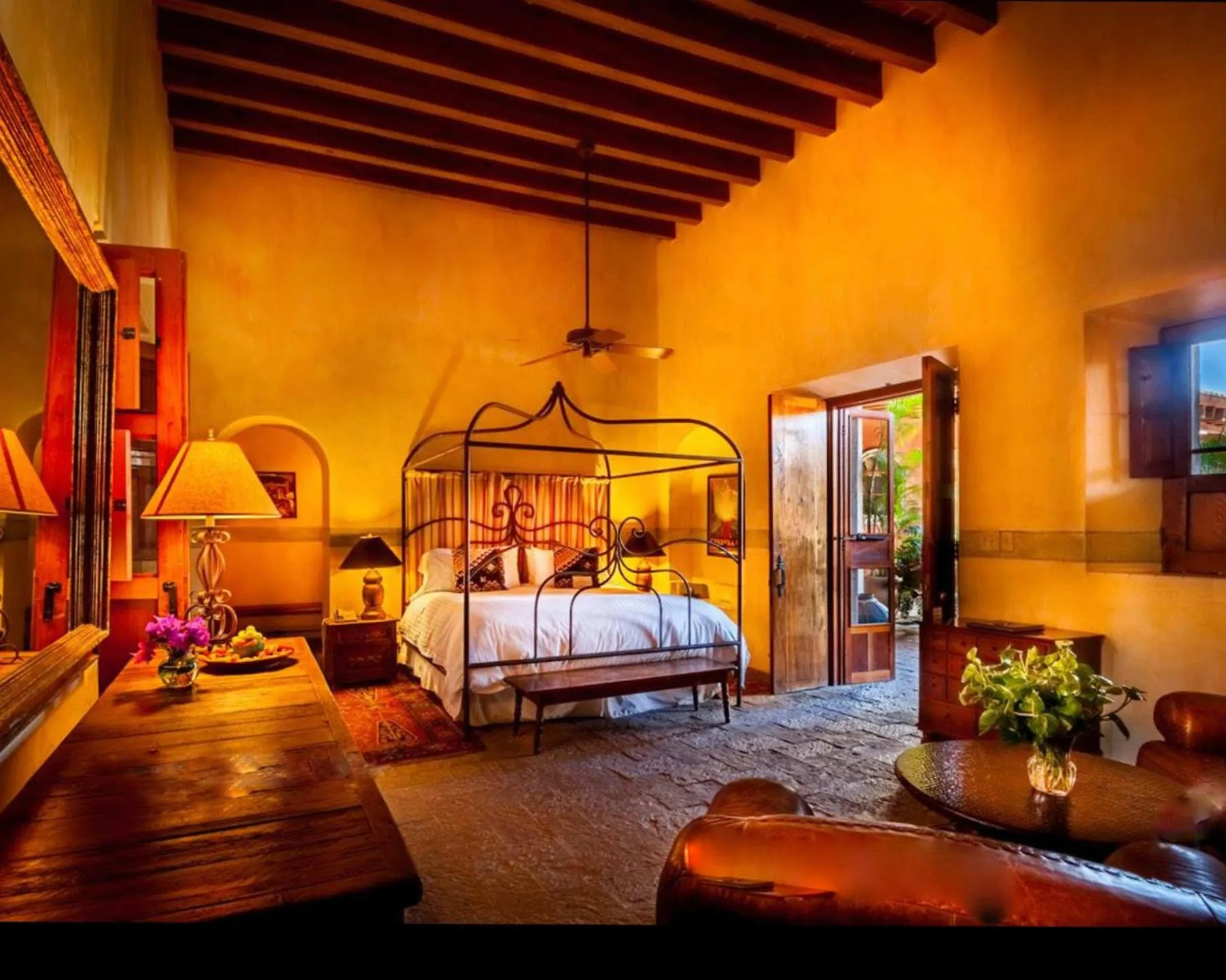 Bed in Hacienda de los Santos