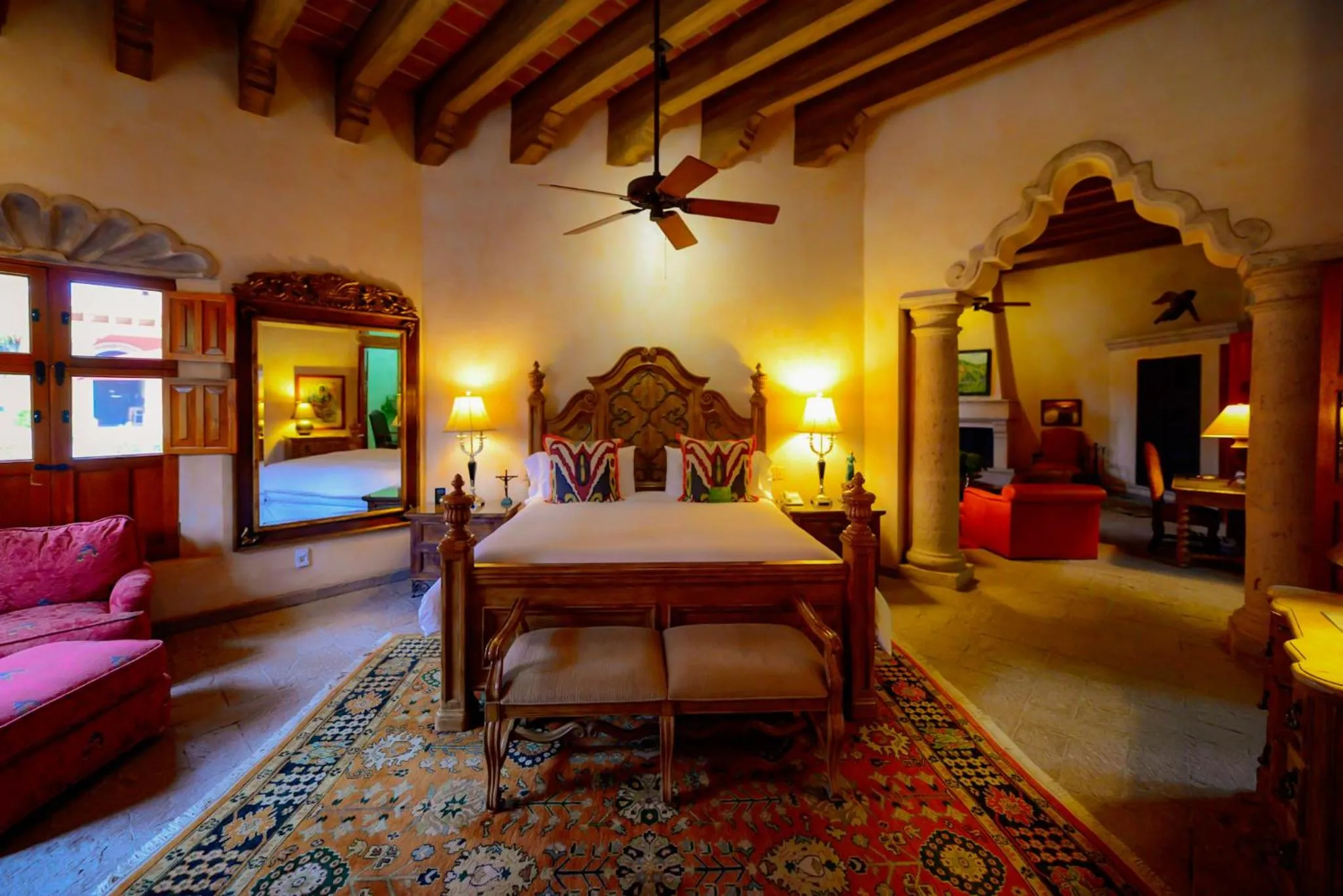 Bed in Hacienda de los Santos