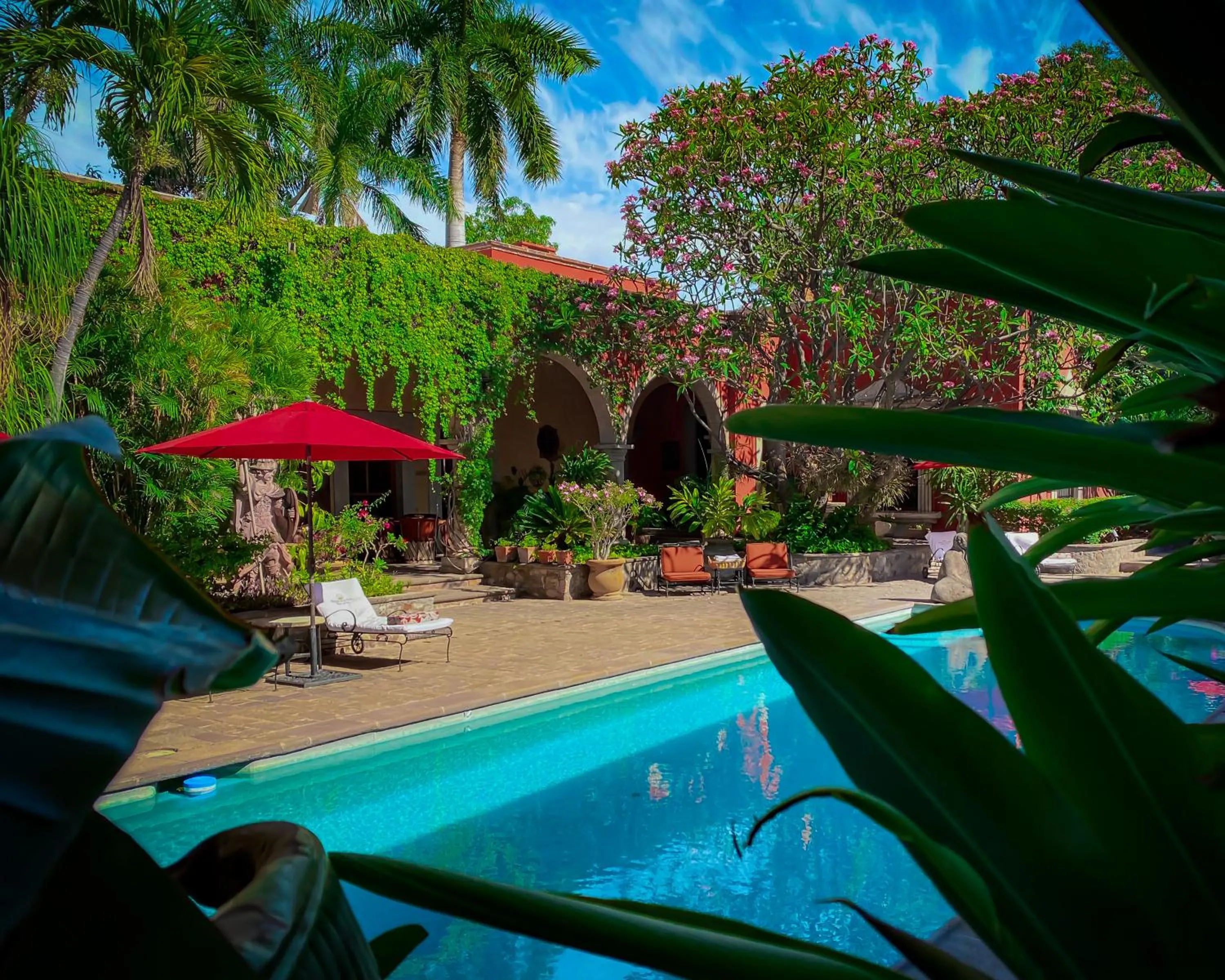 Swimming pool in Hacienda de los Santos
