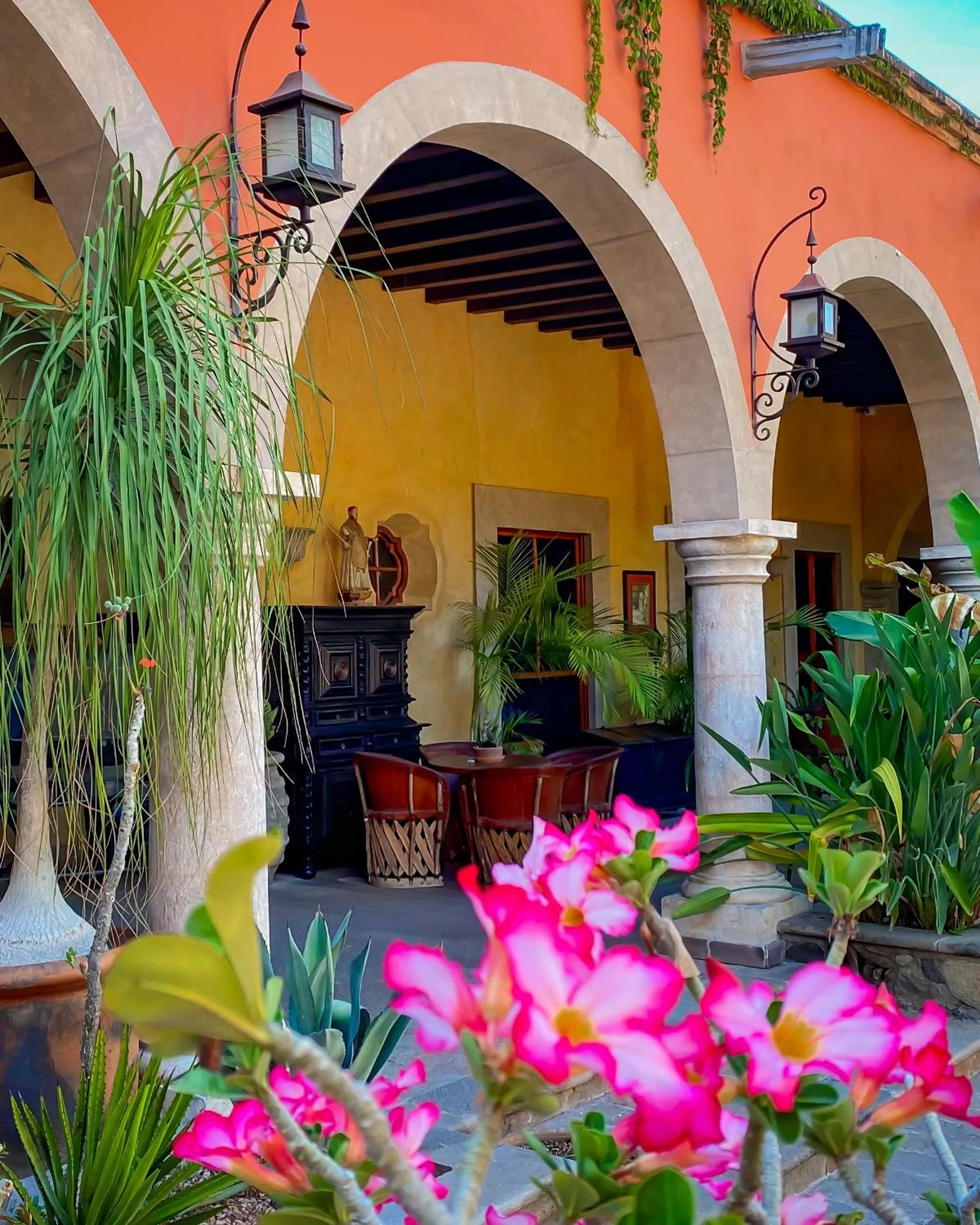 Patio in Hacienda de los Santos