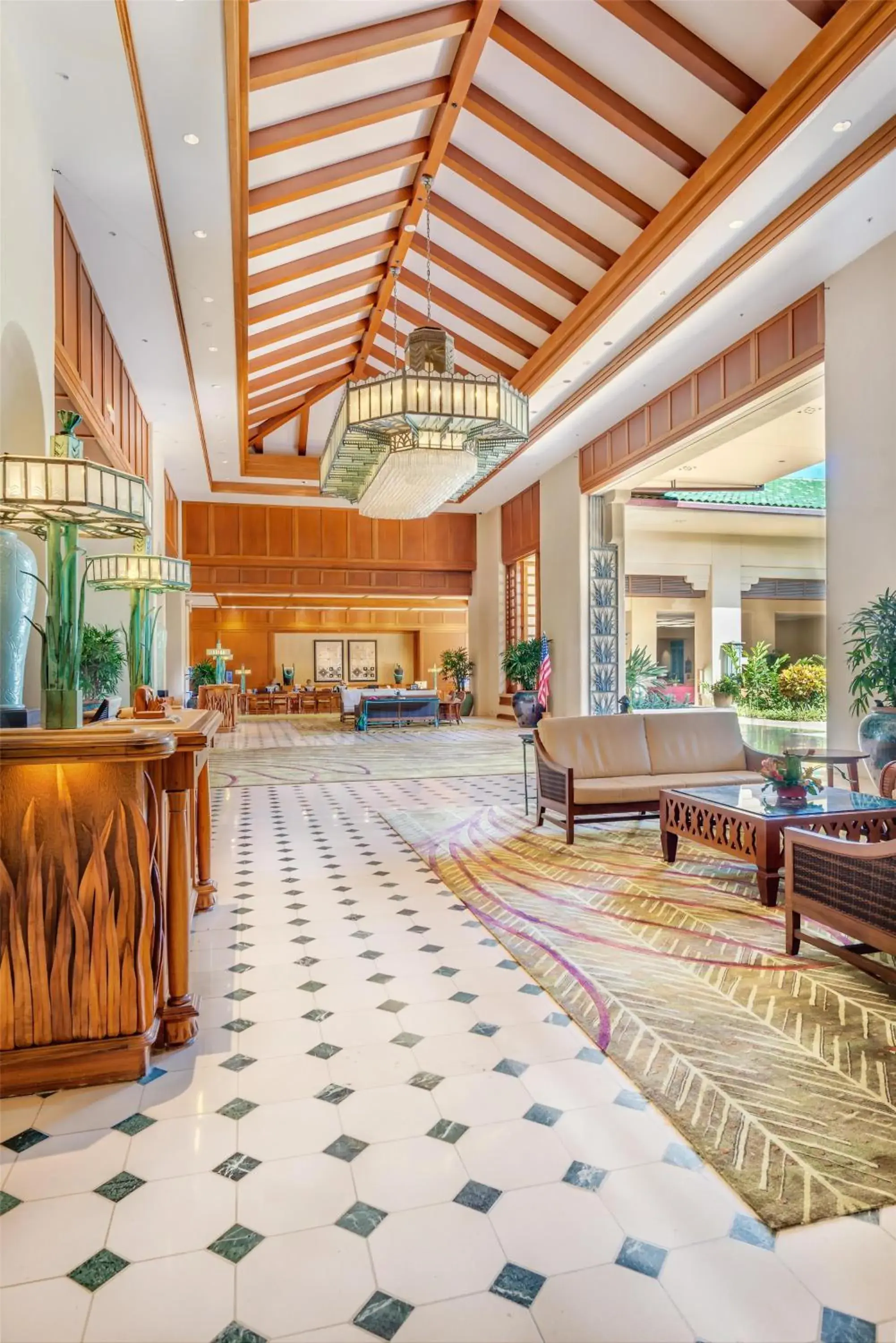 Lobby or reception in Grand Hyatt Kauai Resort & Spa Lobby or reception in Grand Hyatt Kauai Resort & Spa
