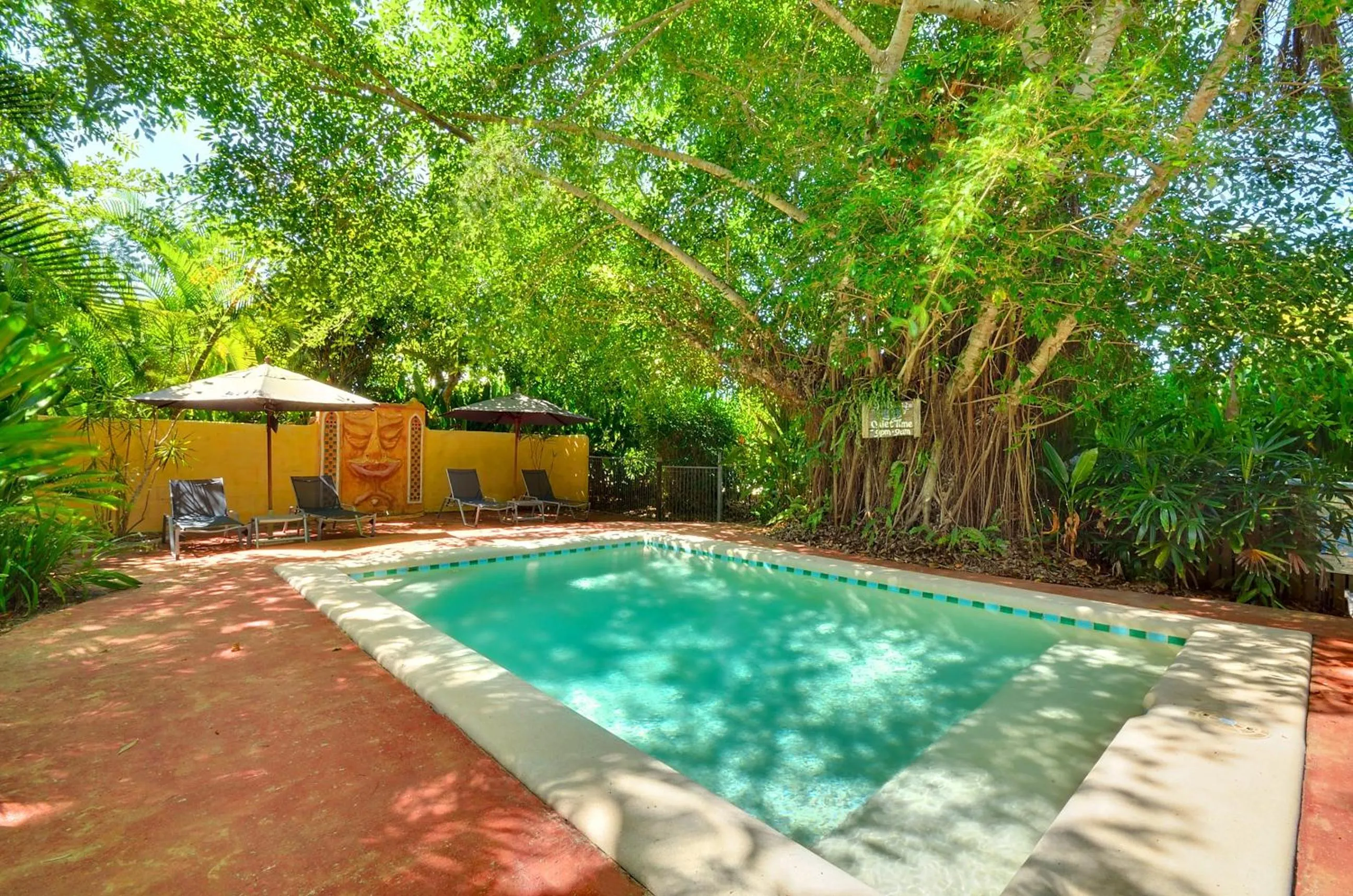 Swimming pool in Sejala Beach Huts