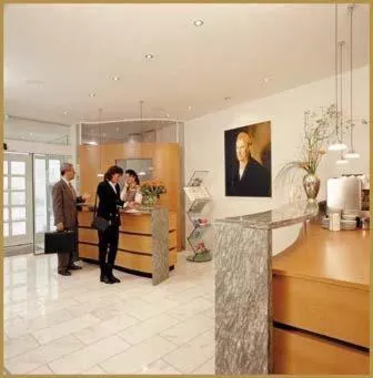 Lobby or reception in Hotel am Rathaus