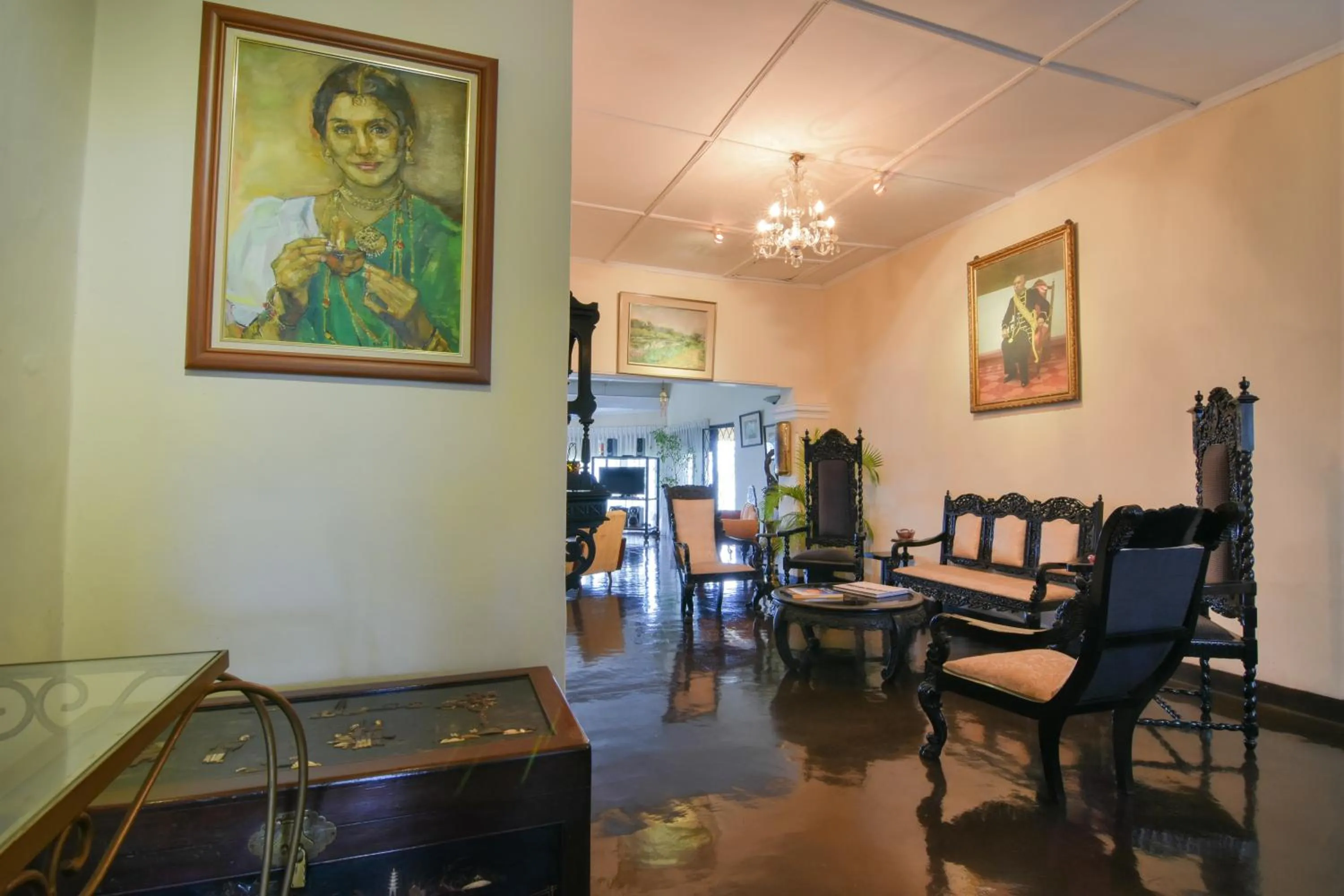 Living room in The Elephant Stables