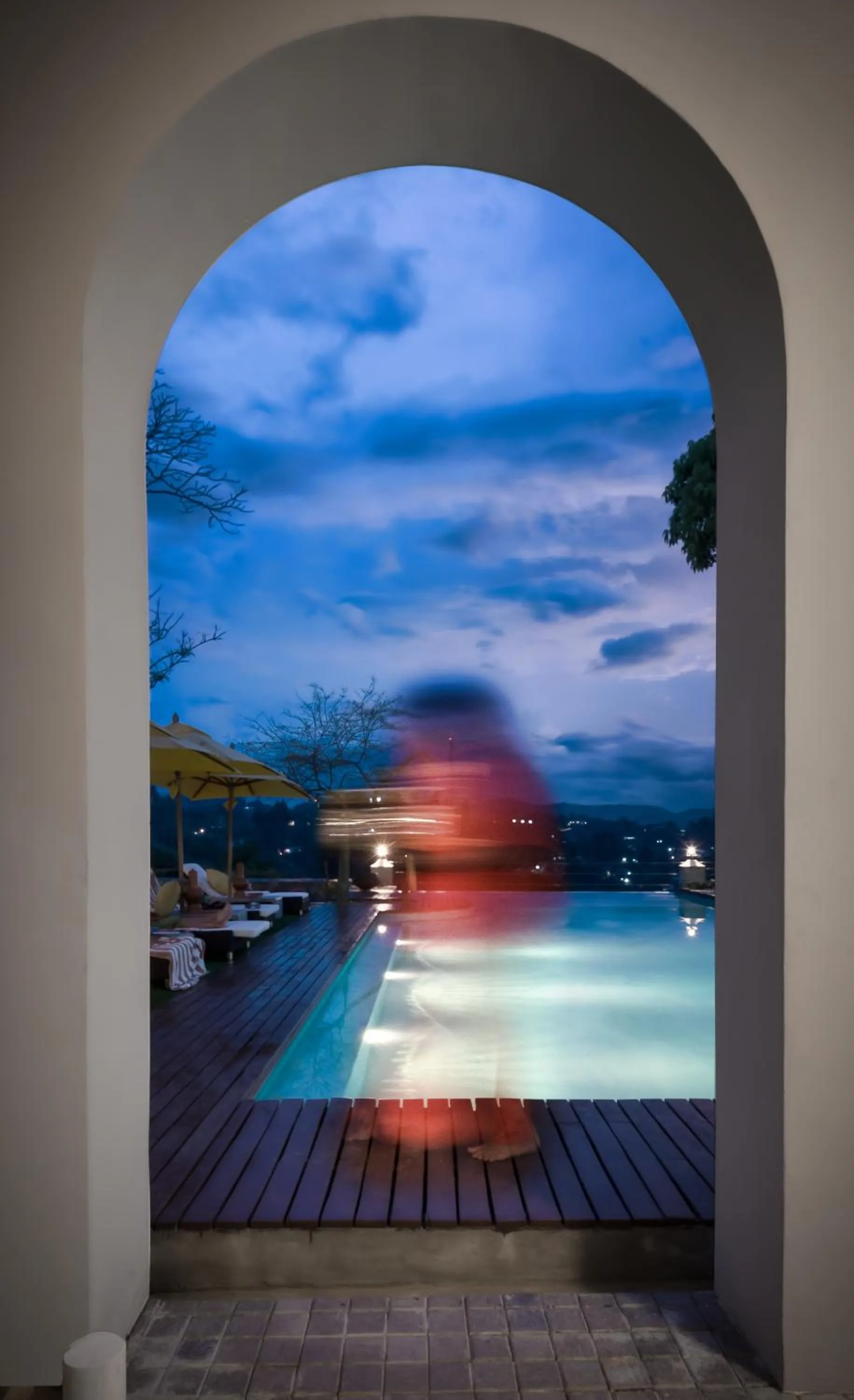 Swimming pool in The Elephant Stables