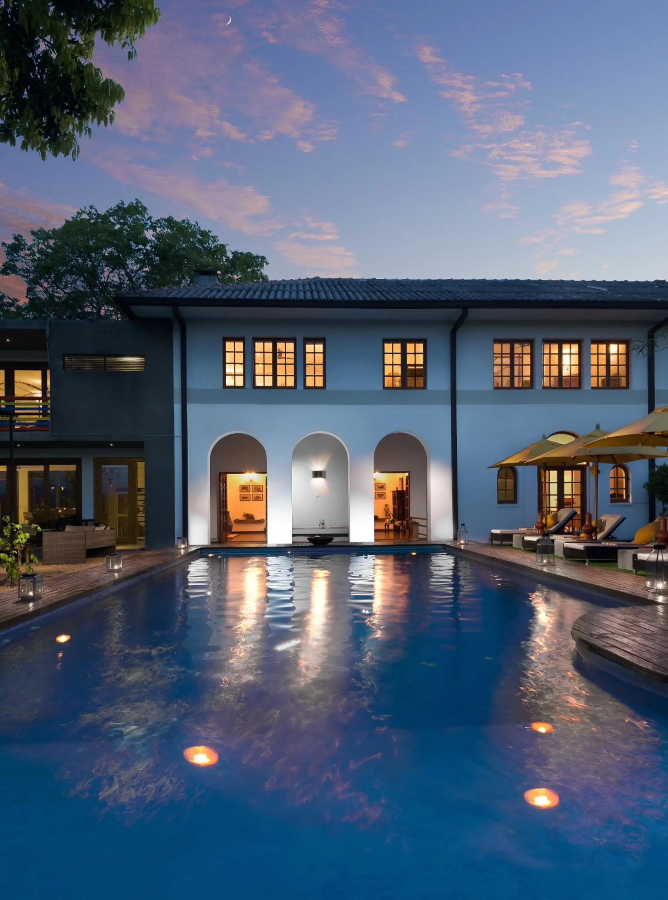 Swimming pool in The Elephant Stables