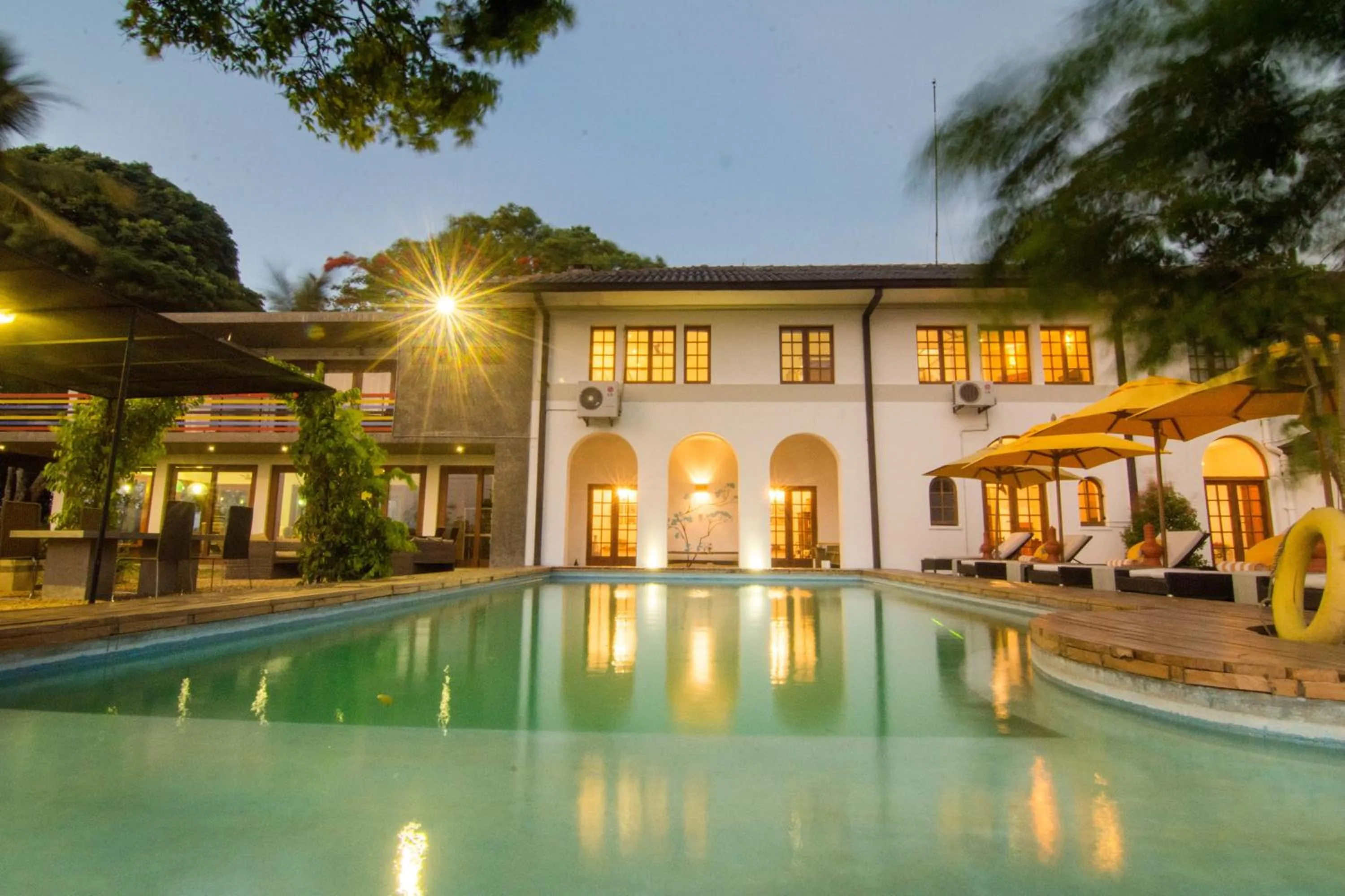Swimming pool in The Elephant Stables