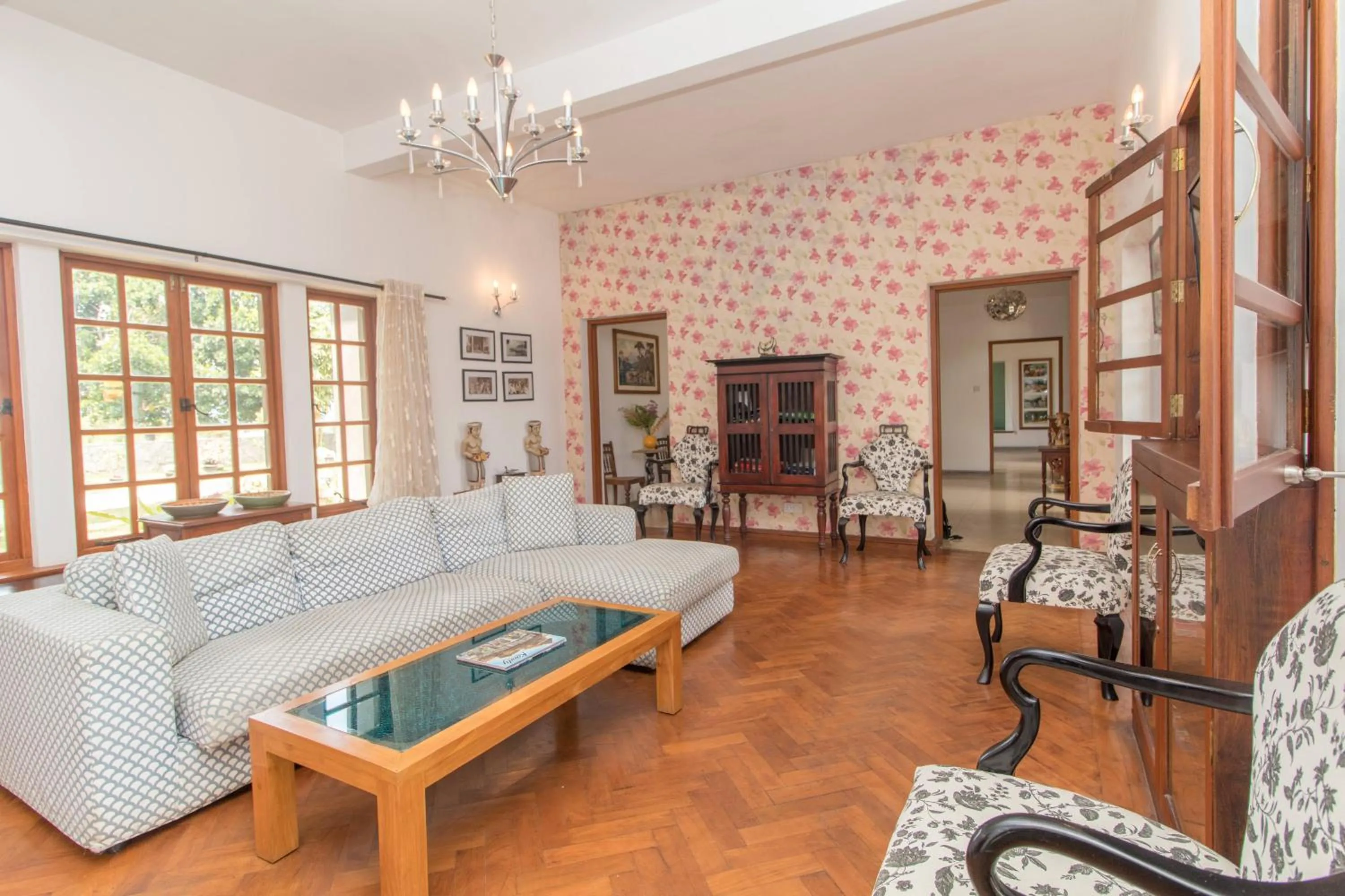 Communal lounge/ TV room in The Elephant Stables