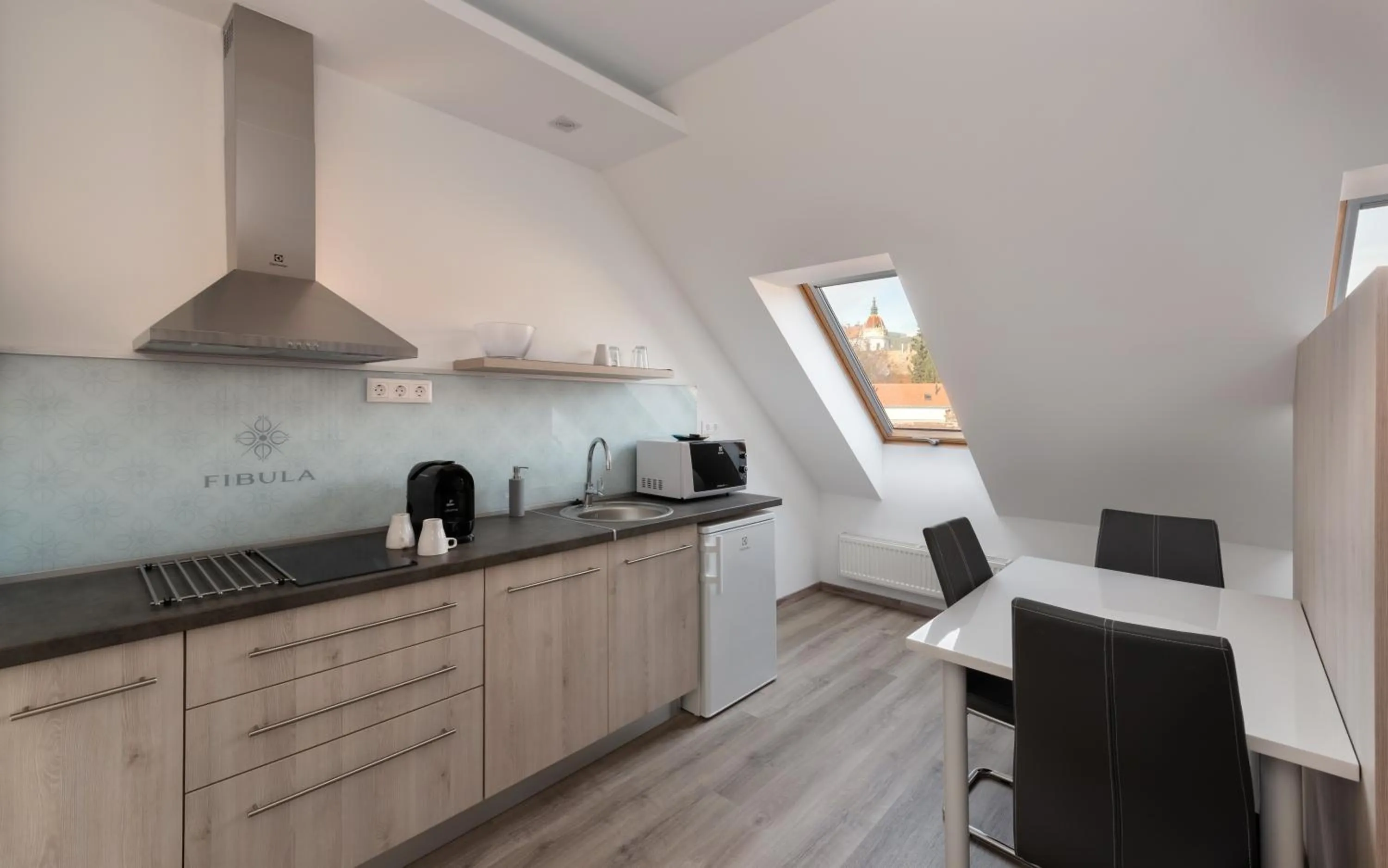 Kitchen or kitchenette in Fibula Residence Hotel & Wellness - Adults Only