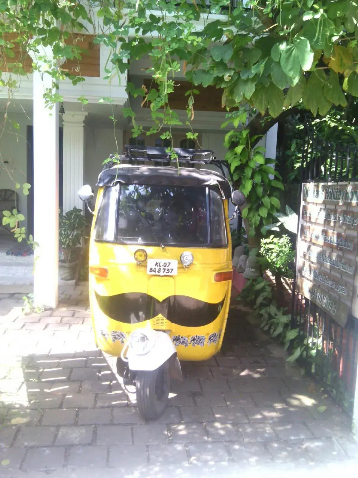 Facade/entrance in Nathans Holiday Home Facade/entrance in Nathans Holiday Home