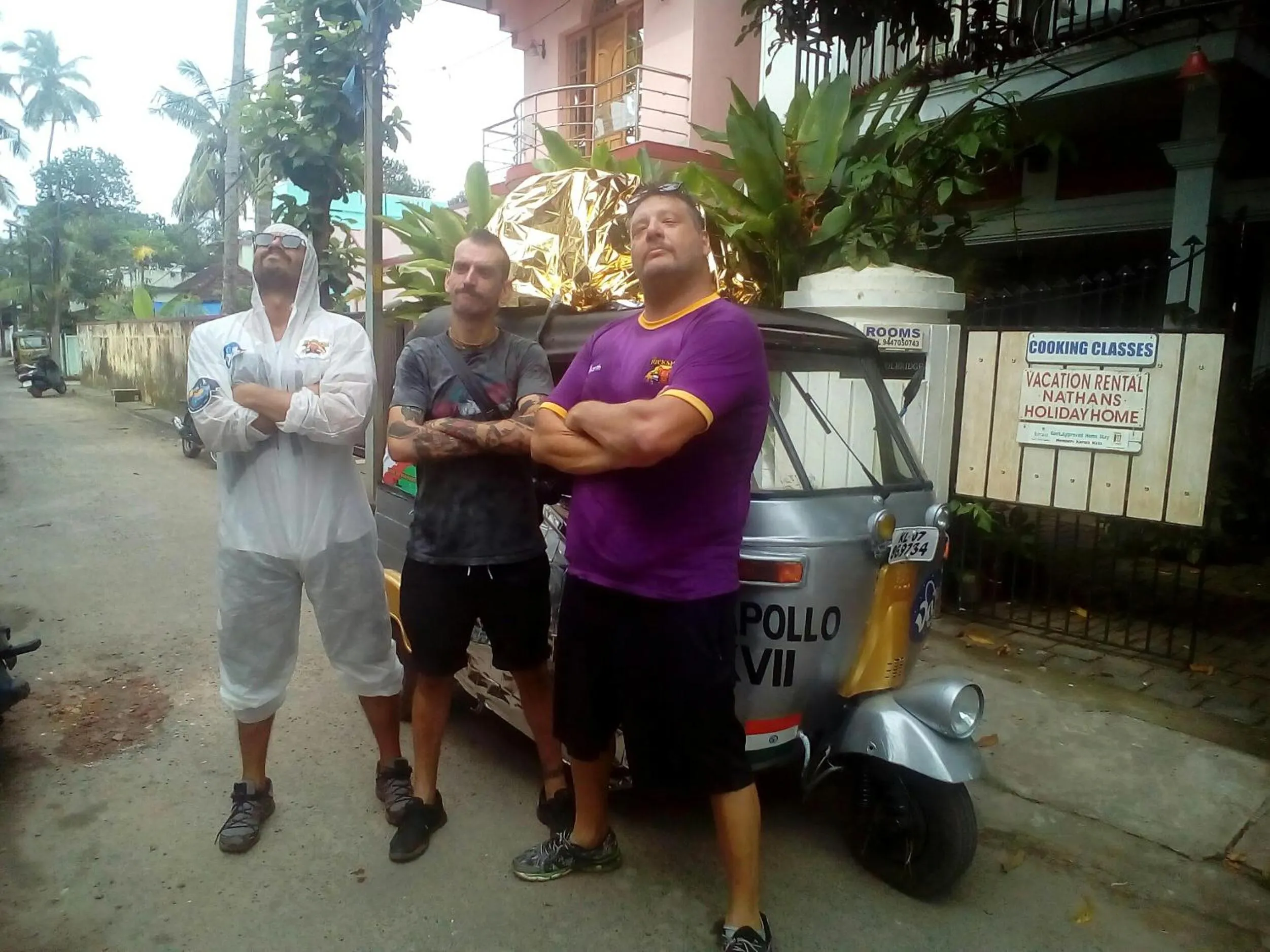 group of guests in Nathans Holiday Home