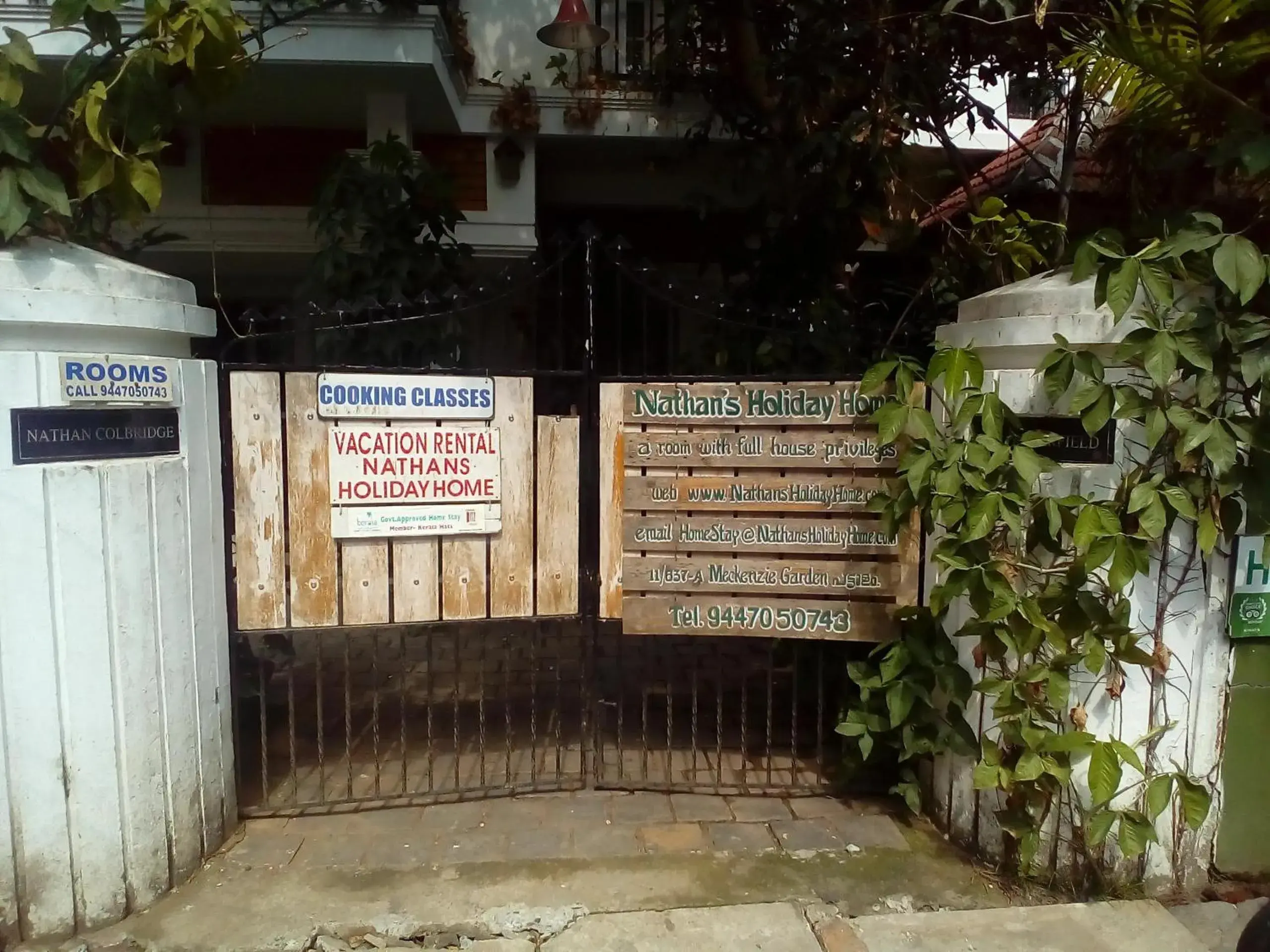 Facade/entrance in Nathans Holiday Home Facade/entrance in Nathans Holiday Home